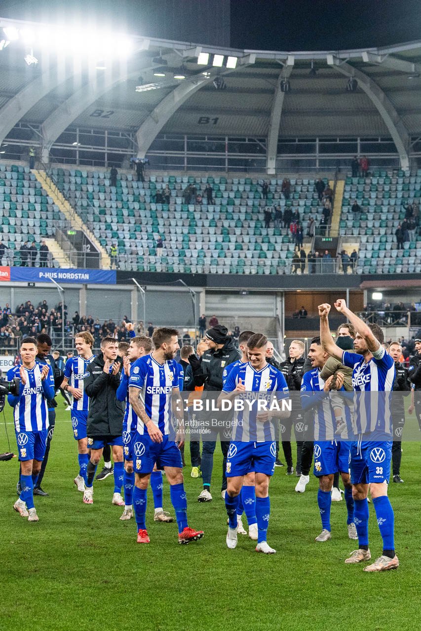 IFK Göteborgs Mattias Bjärsmyr, Filip Ambroz och Marcus