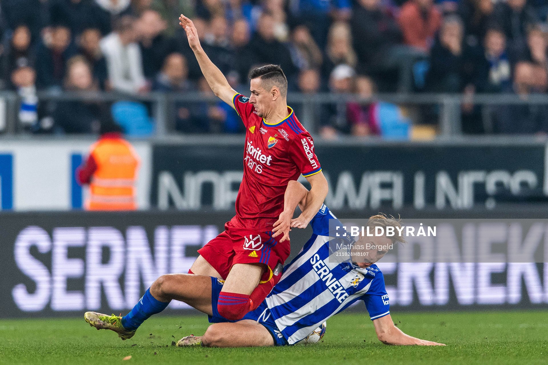 Djurgårdens Haris Radetinac och IFK Göteborgs Oscar