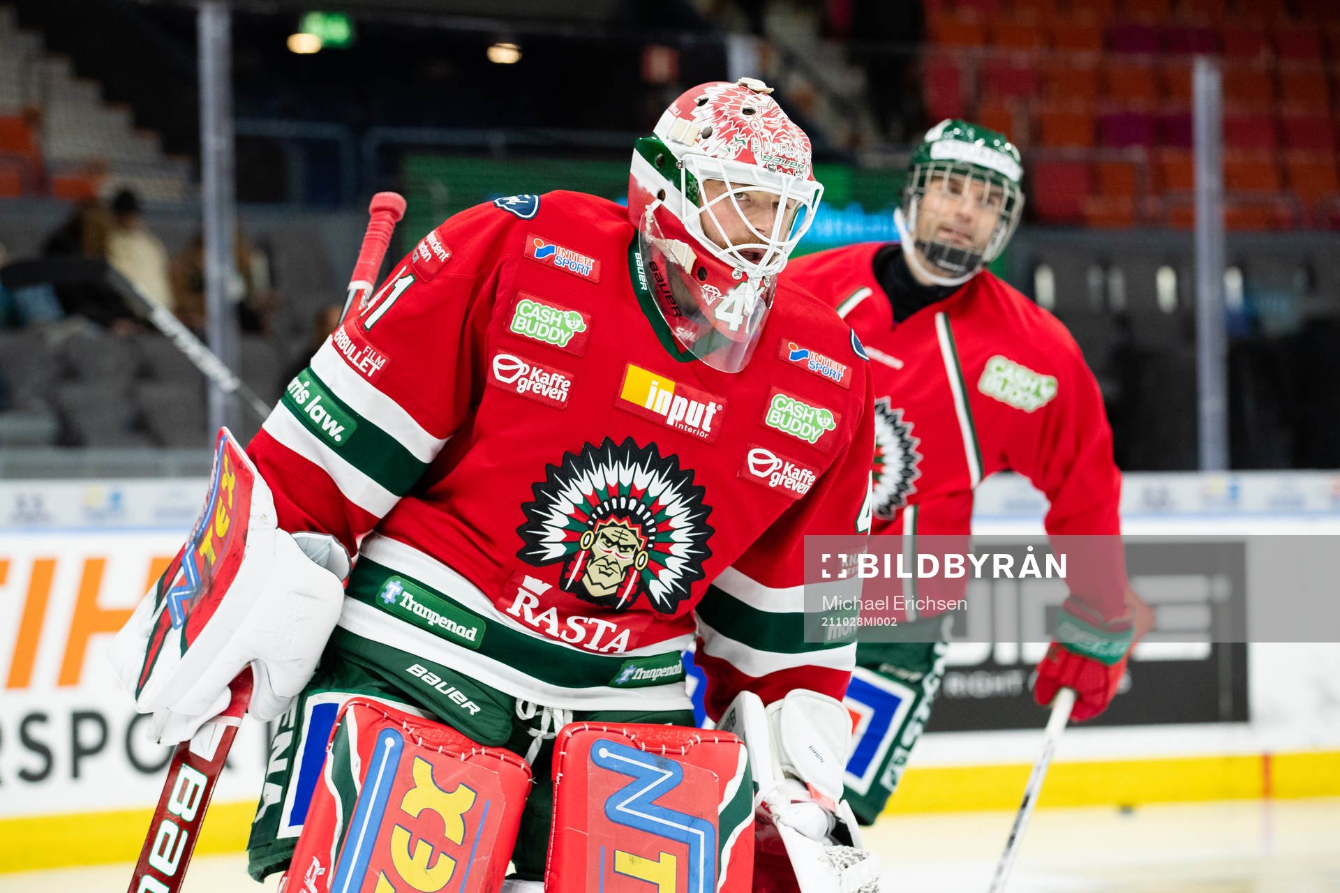 Frölundas målvakt Niklas Rubin