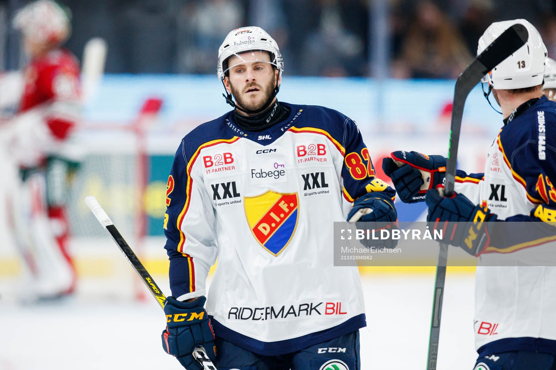 Djurgårdens Paul Carey jublar