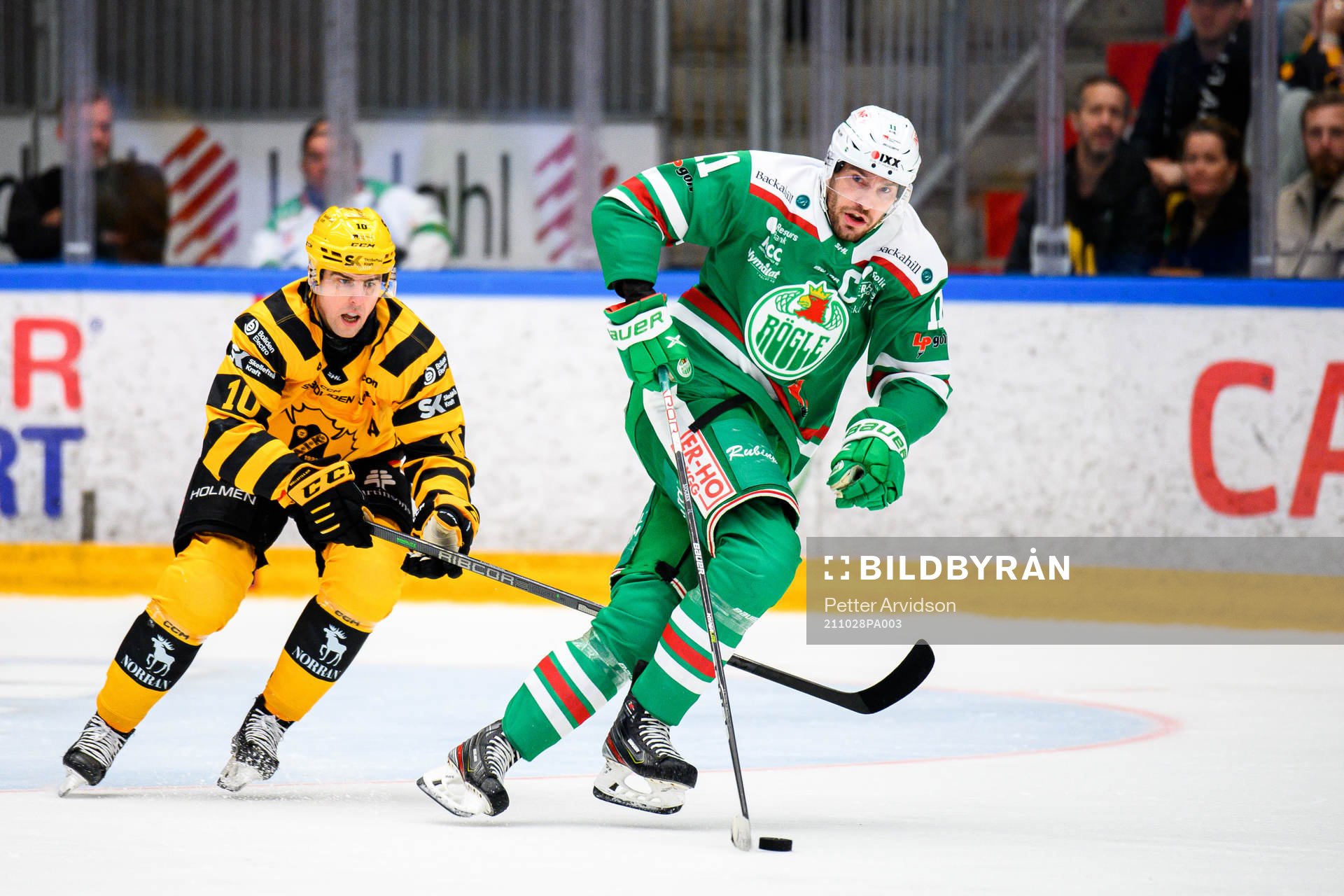 Skellefteås Joakim Lindström och Rögles Mattias Sjögren