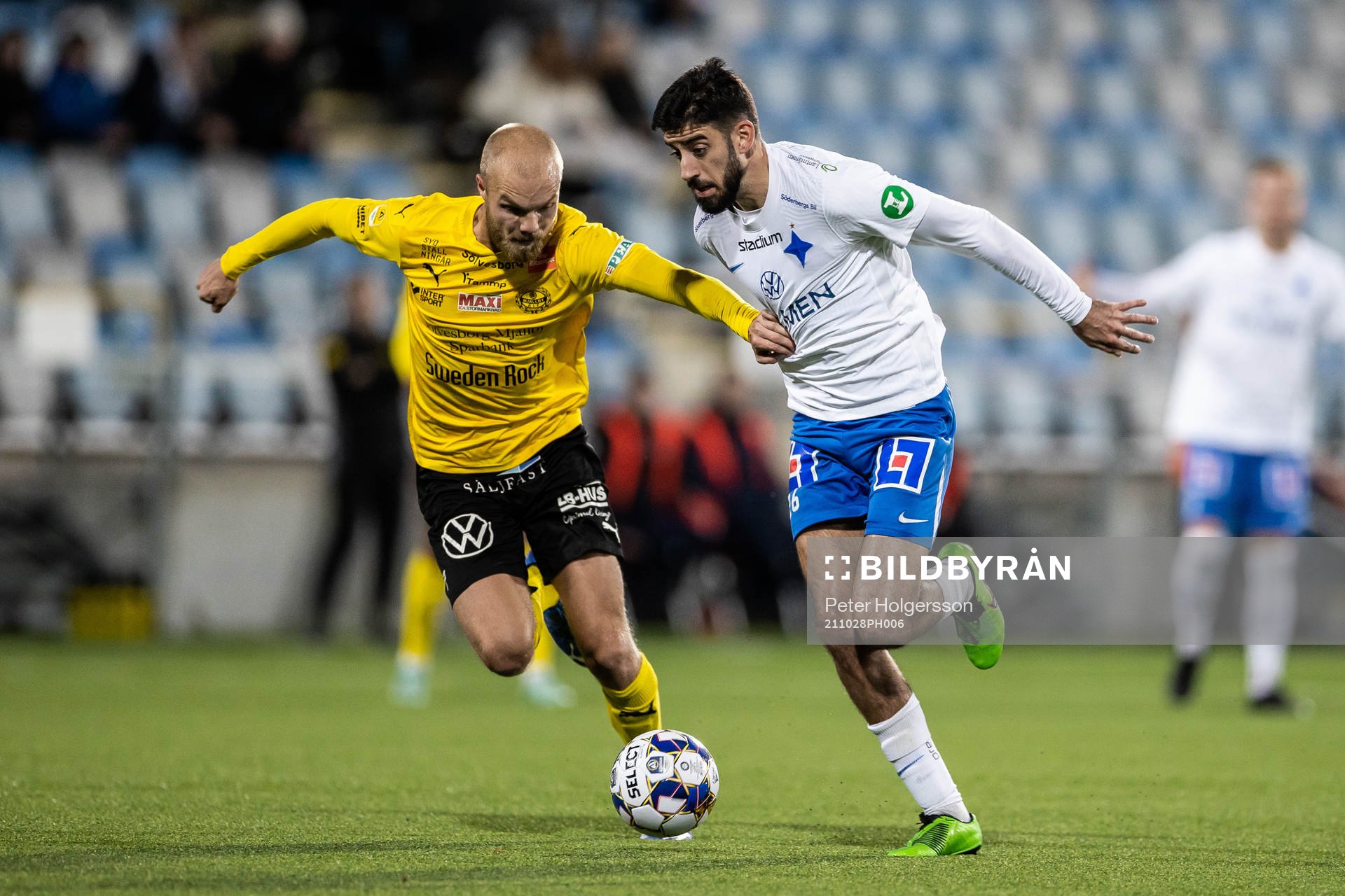 Mjällbys Viktor Gustafson och IFK Norrköpings Kristoffer