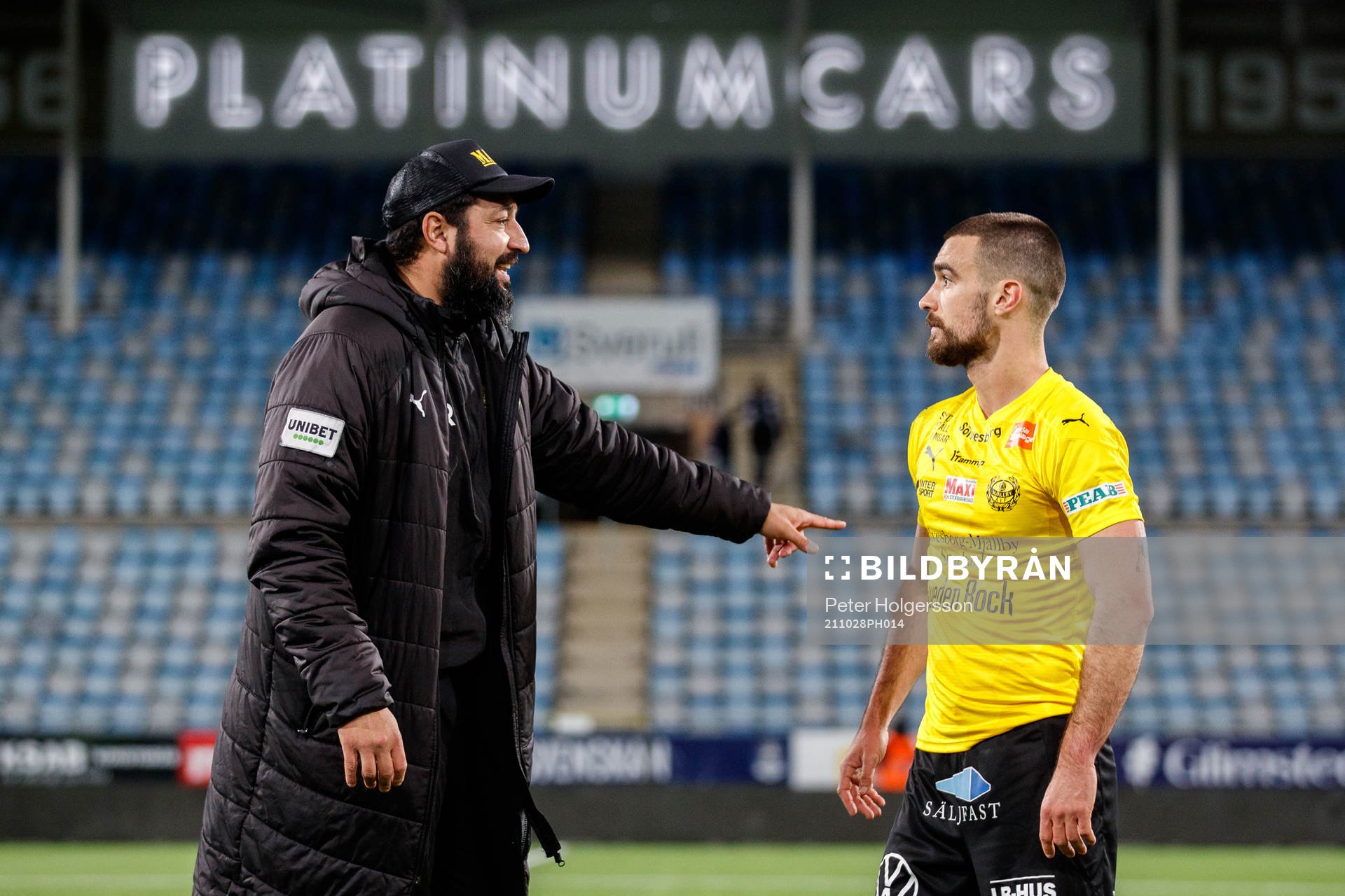 Mjällbys assisterande tränare Juan Robledo och Carlos