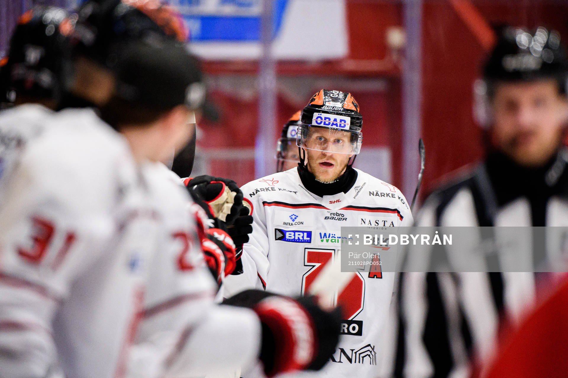 Örebros Jani Lajunen jublar