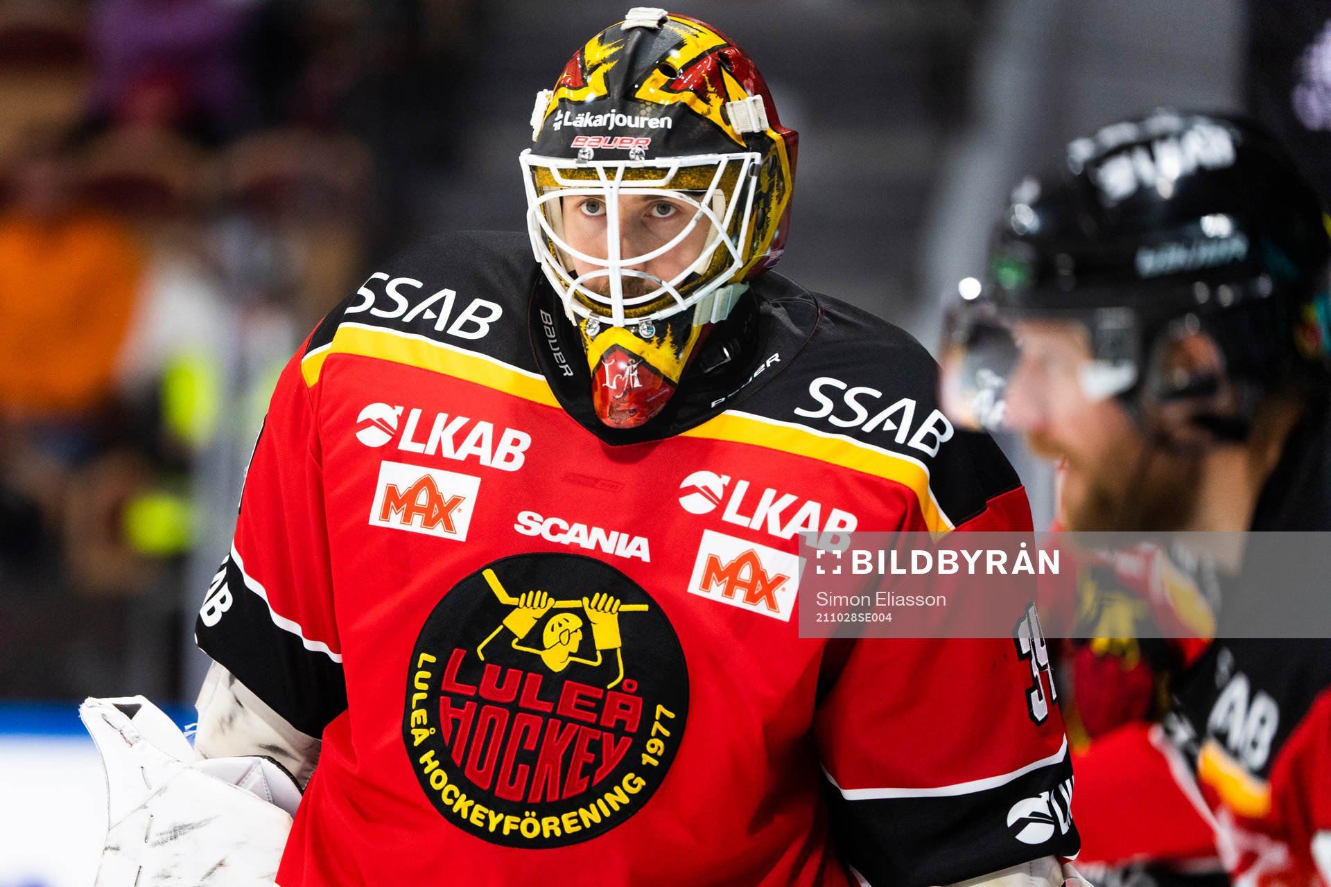 Luleås målvakt Joel Lassinantti