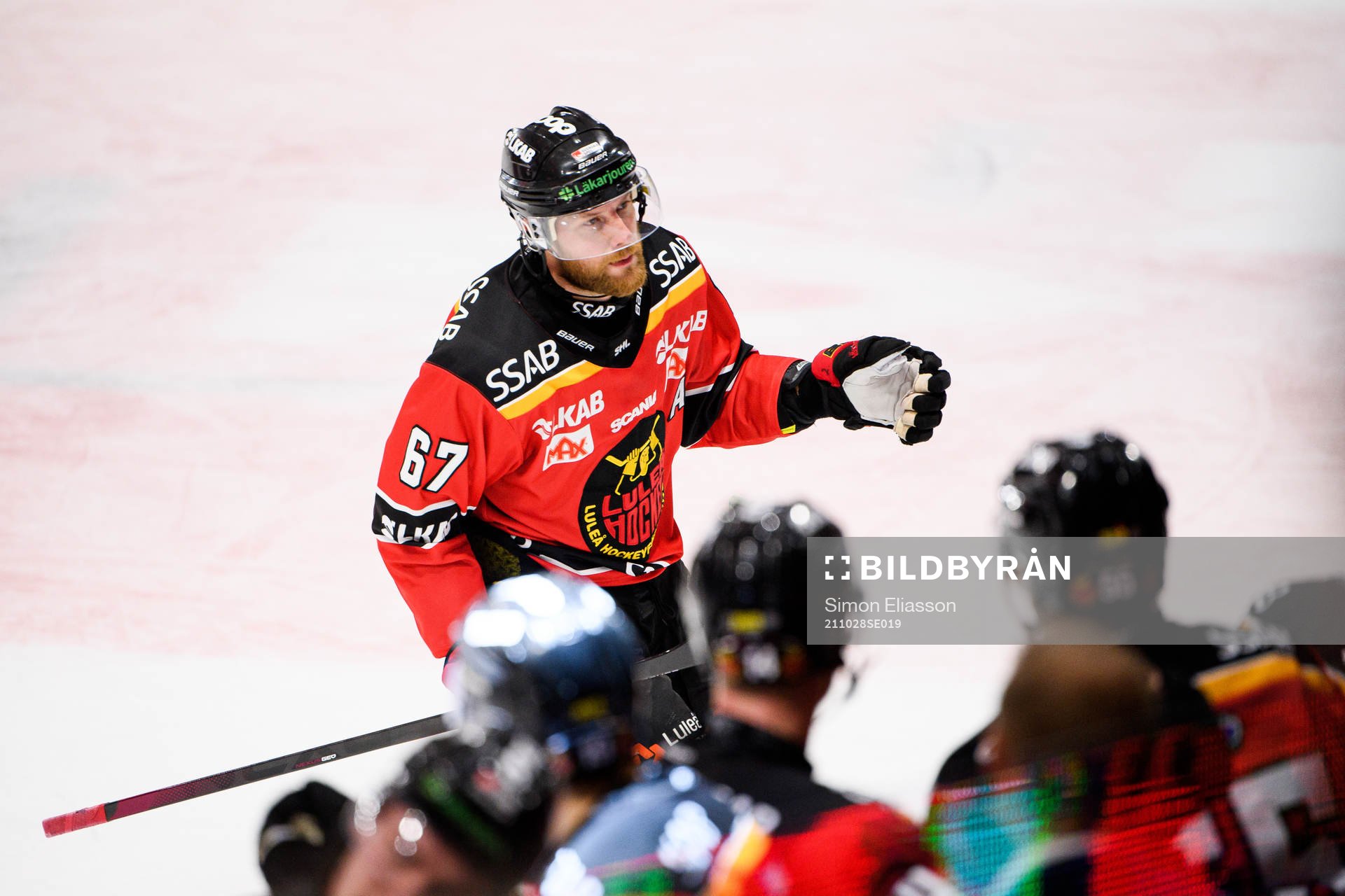 Luleås Linus Omark jublar