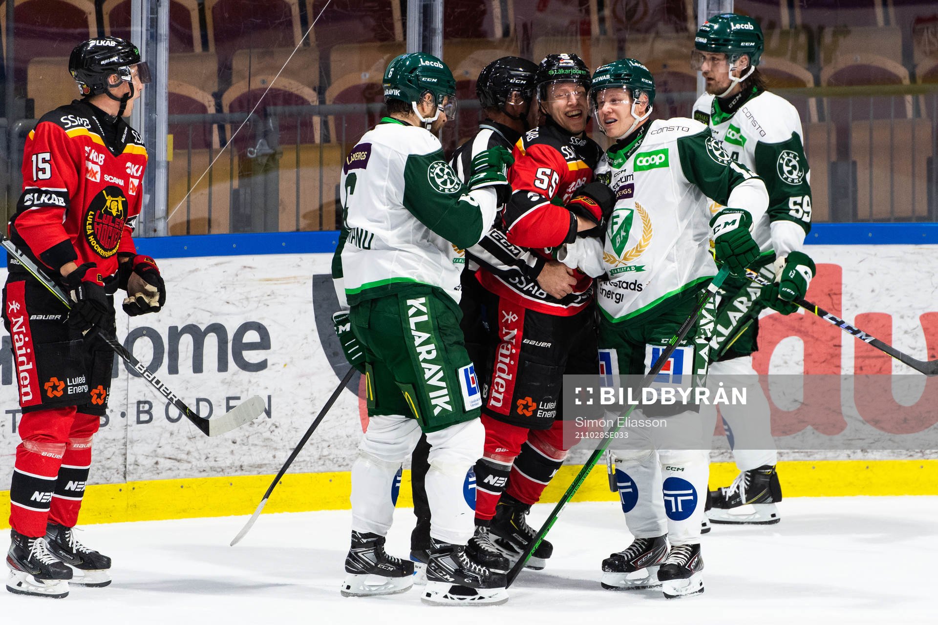 Luleås Vilmos Gallo och Färjestads Daniel Viksten