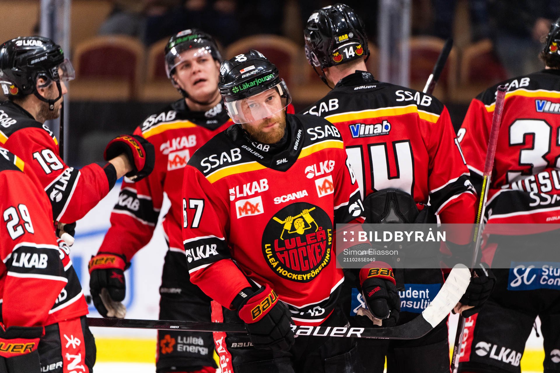 Luleås Linus Omark jublar