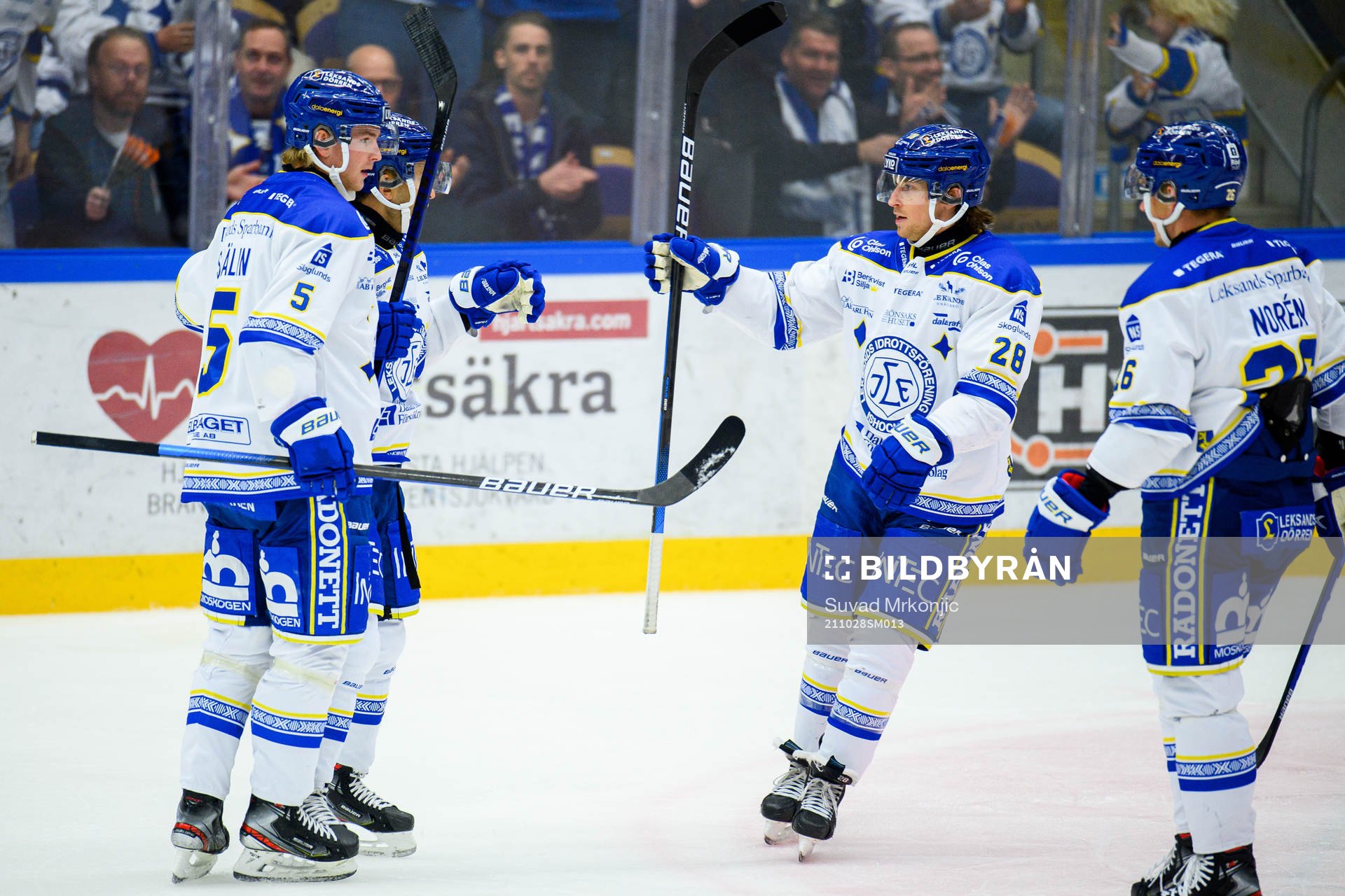 Leksands Calle Själin, Carter Camper och Justin Kloos