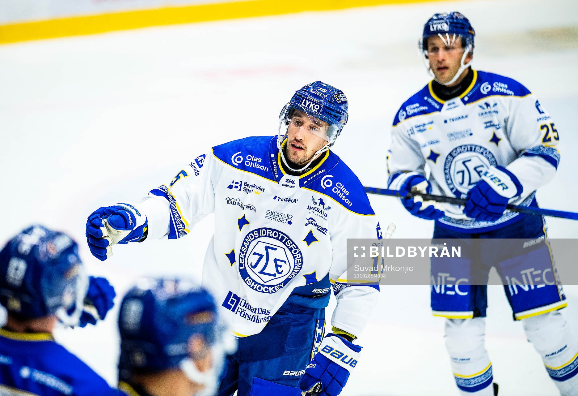 Leksands Max Veronneau jublar