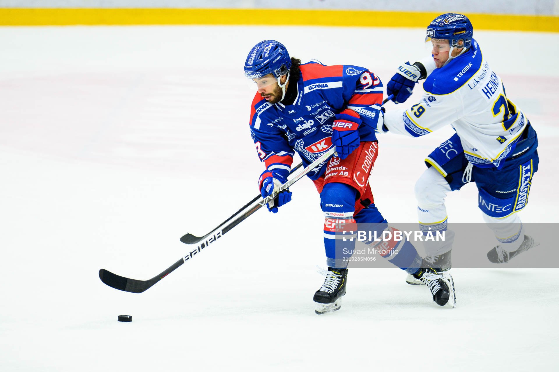 Oskarshamns Cameron Brace och Leksands Emil Heineman