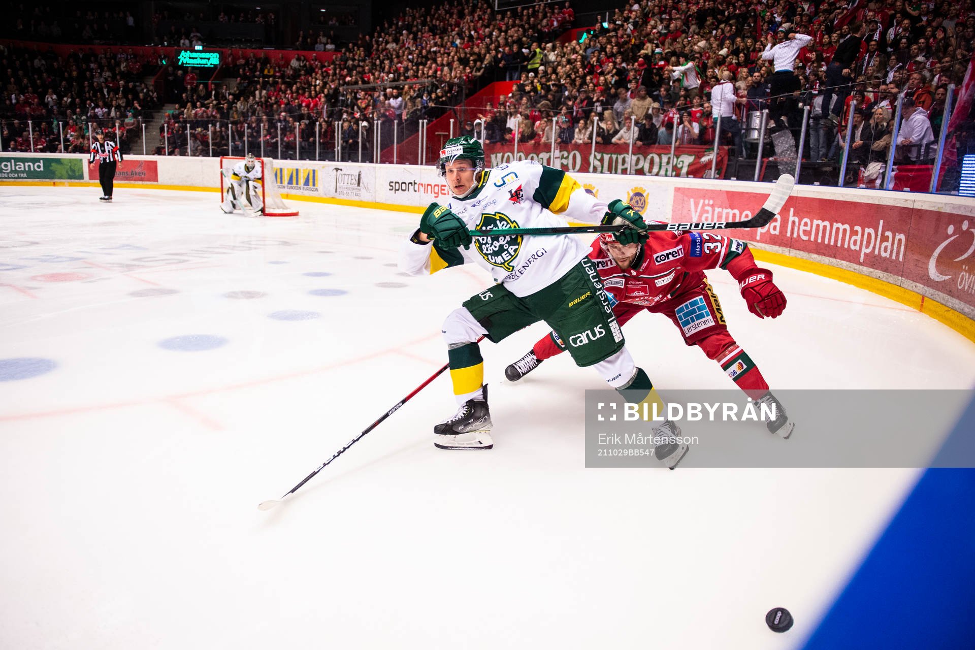 Björklövens Karl Johansson och Modos Max Tjernström