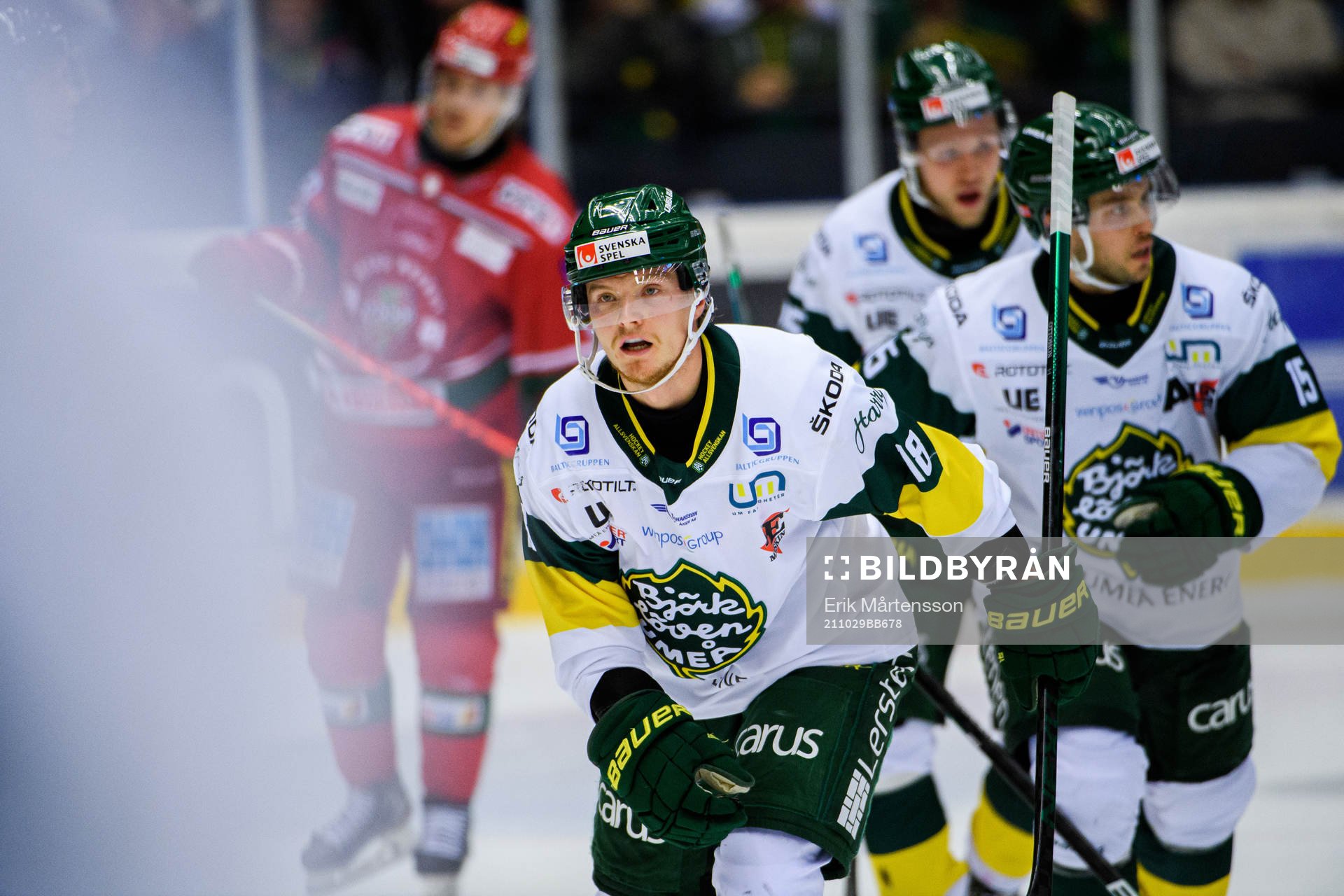 Björklövens Axel Ottosson jublar