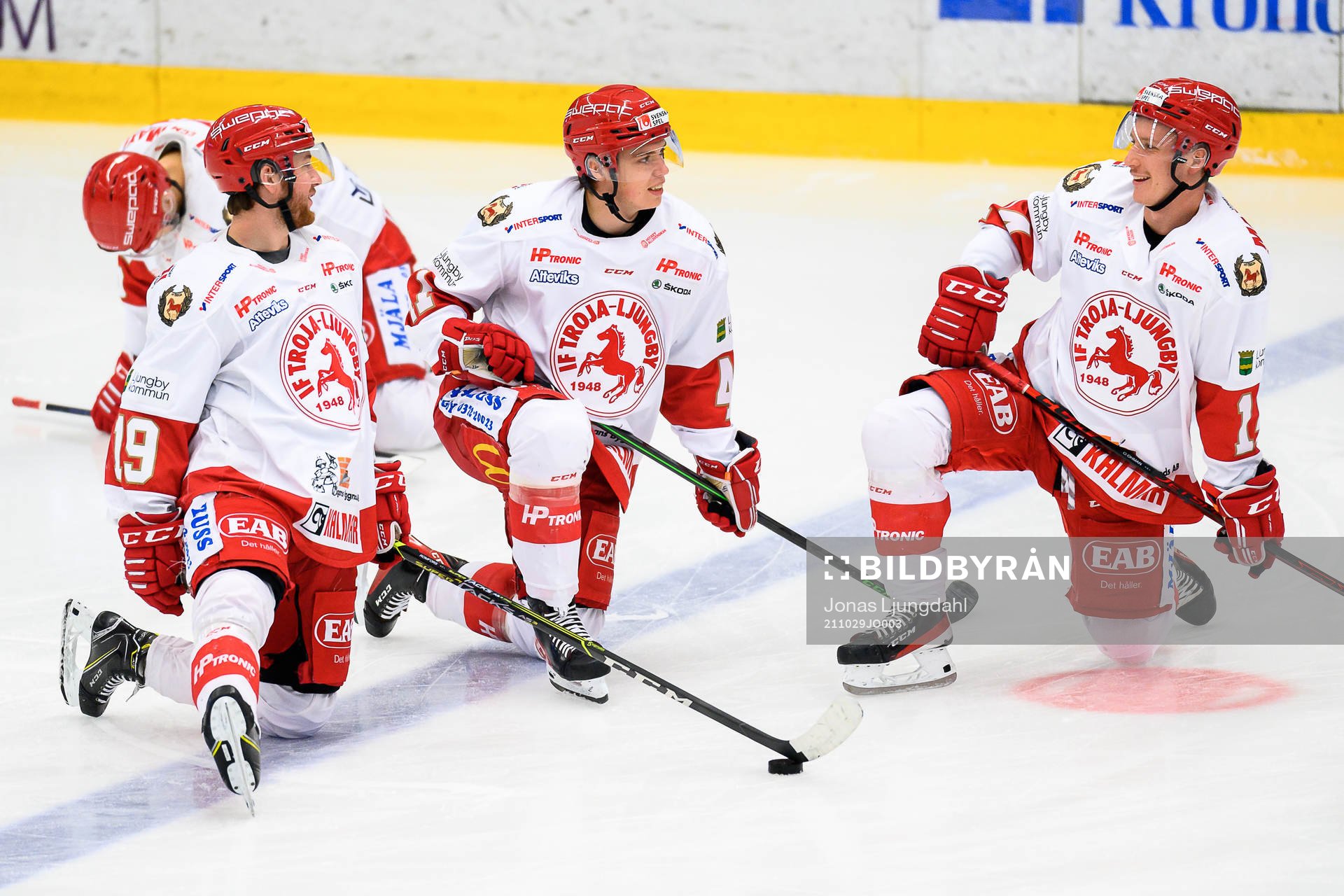 Troja-Ljungbys Victor Romfors, Victor Öhman och Oscar