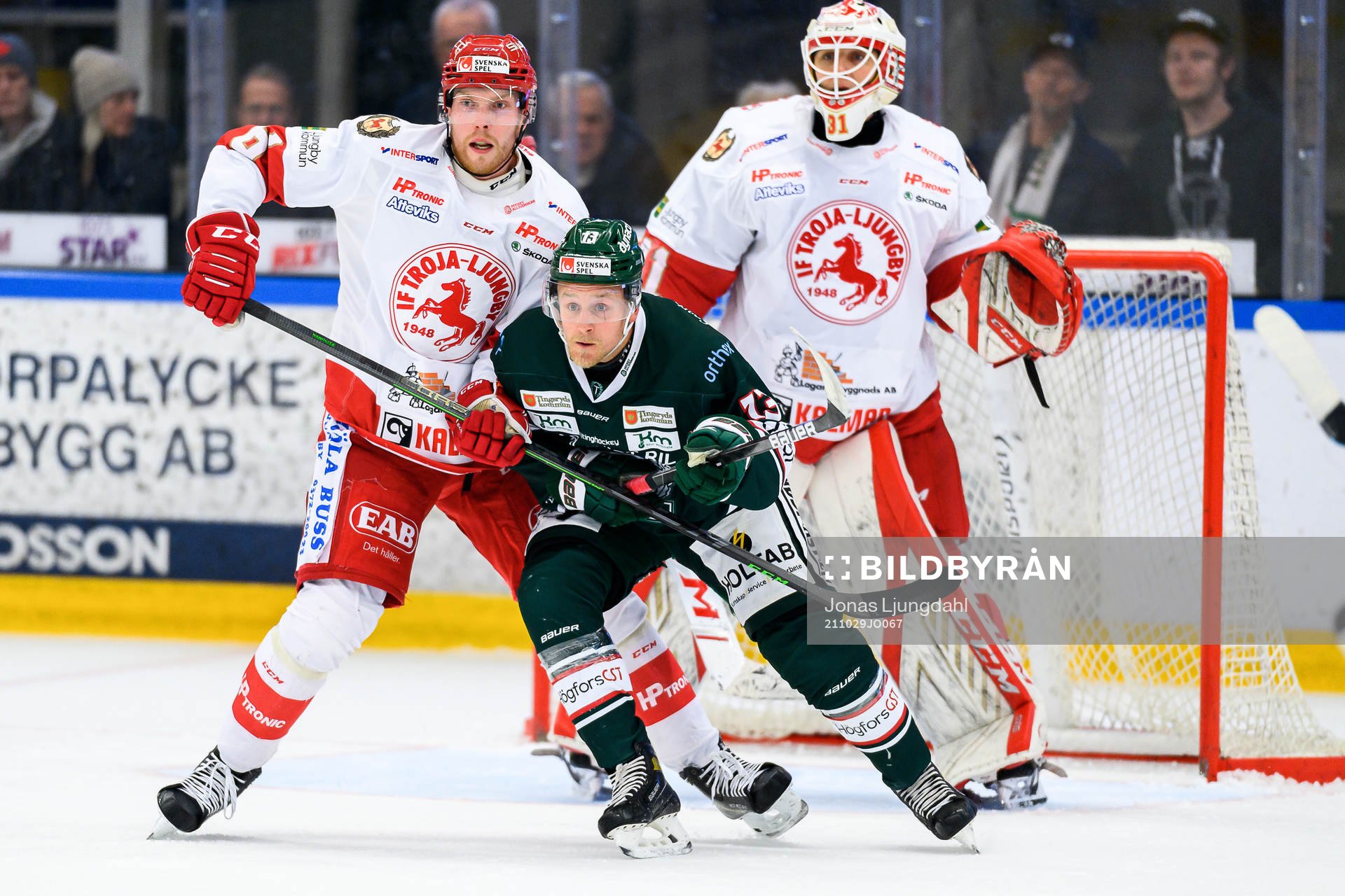 Troja-Ljungbys  Carl Ernstig och Tingsryds Hugo Reinhardt