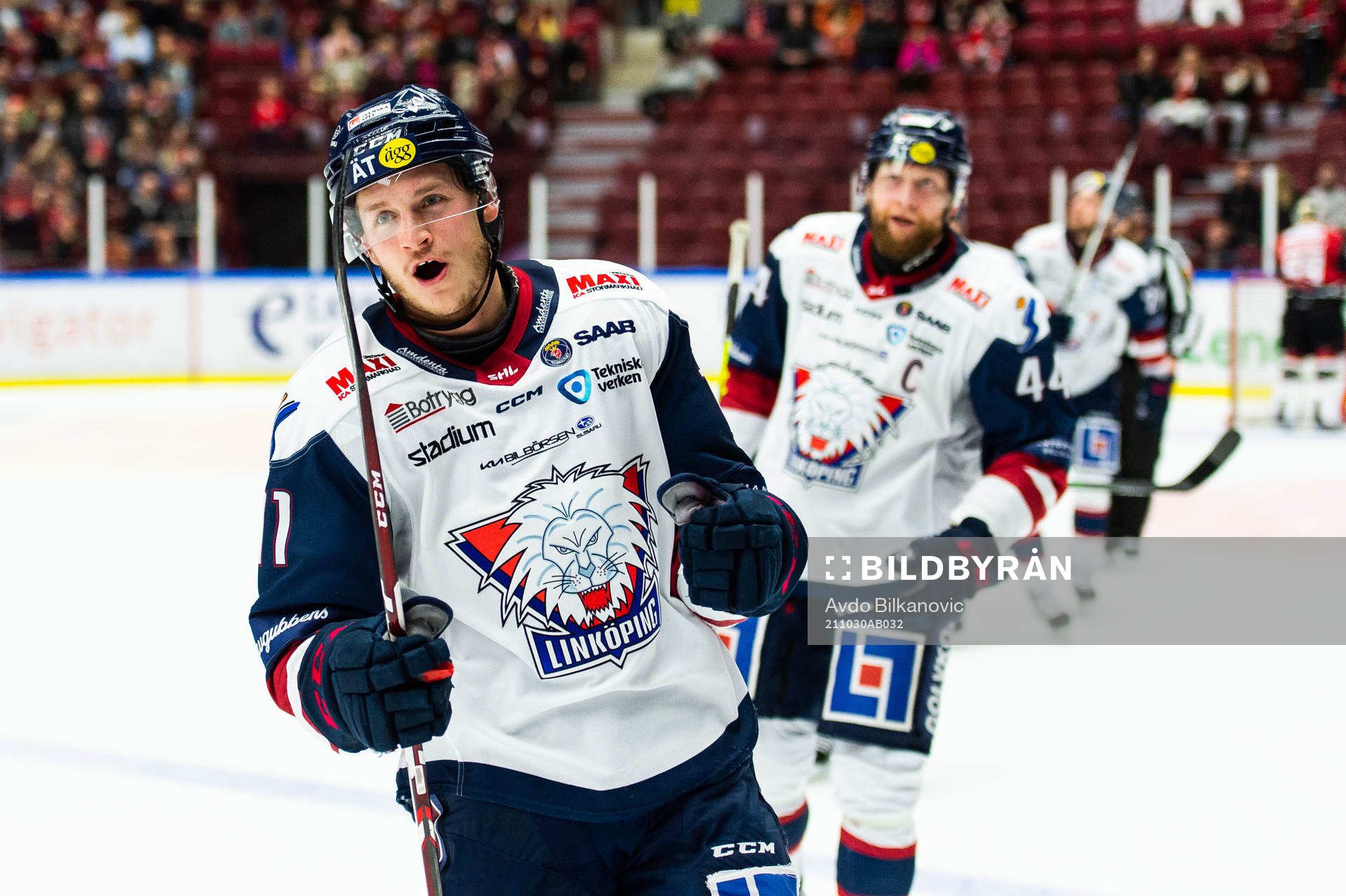 Linköpings Henrik Törnqvist jublar