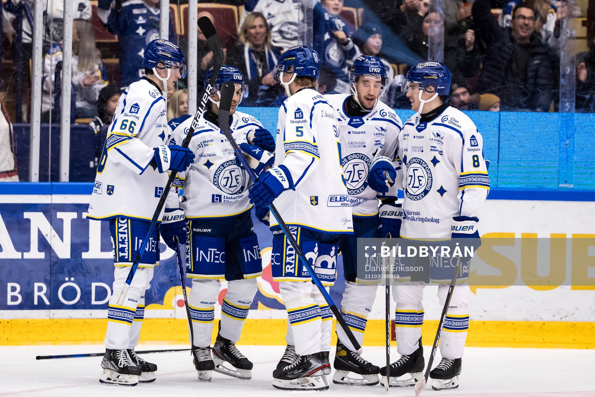 Leksands Max Veronneau jubel