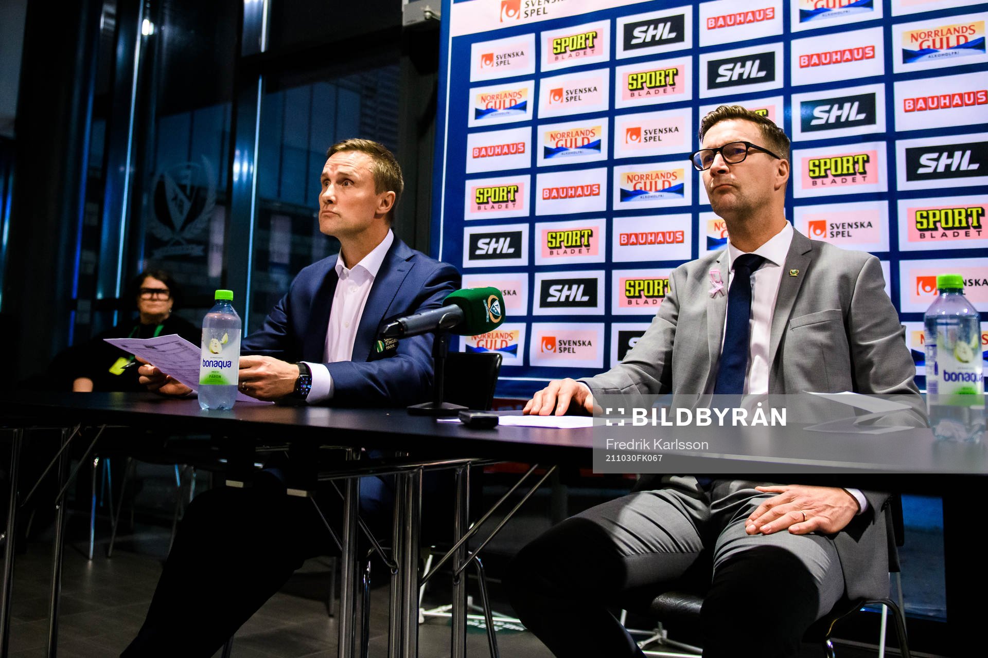 Frölundas tränare Roger Rönnberg och Färjestads