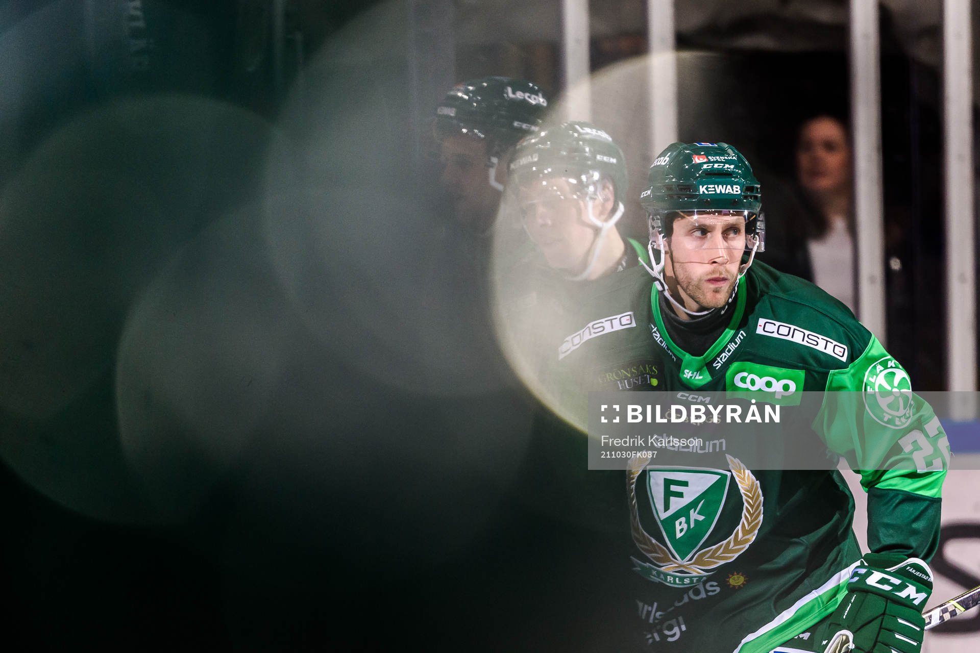 Färjestads Per Åslund jublar
