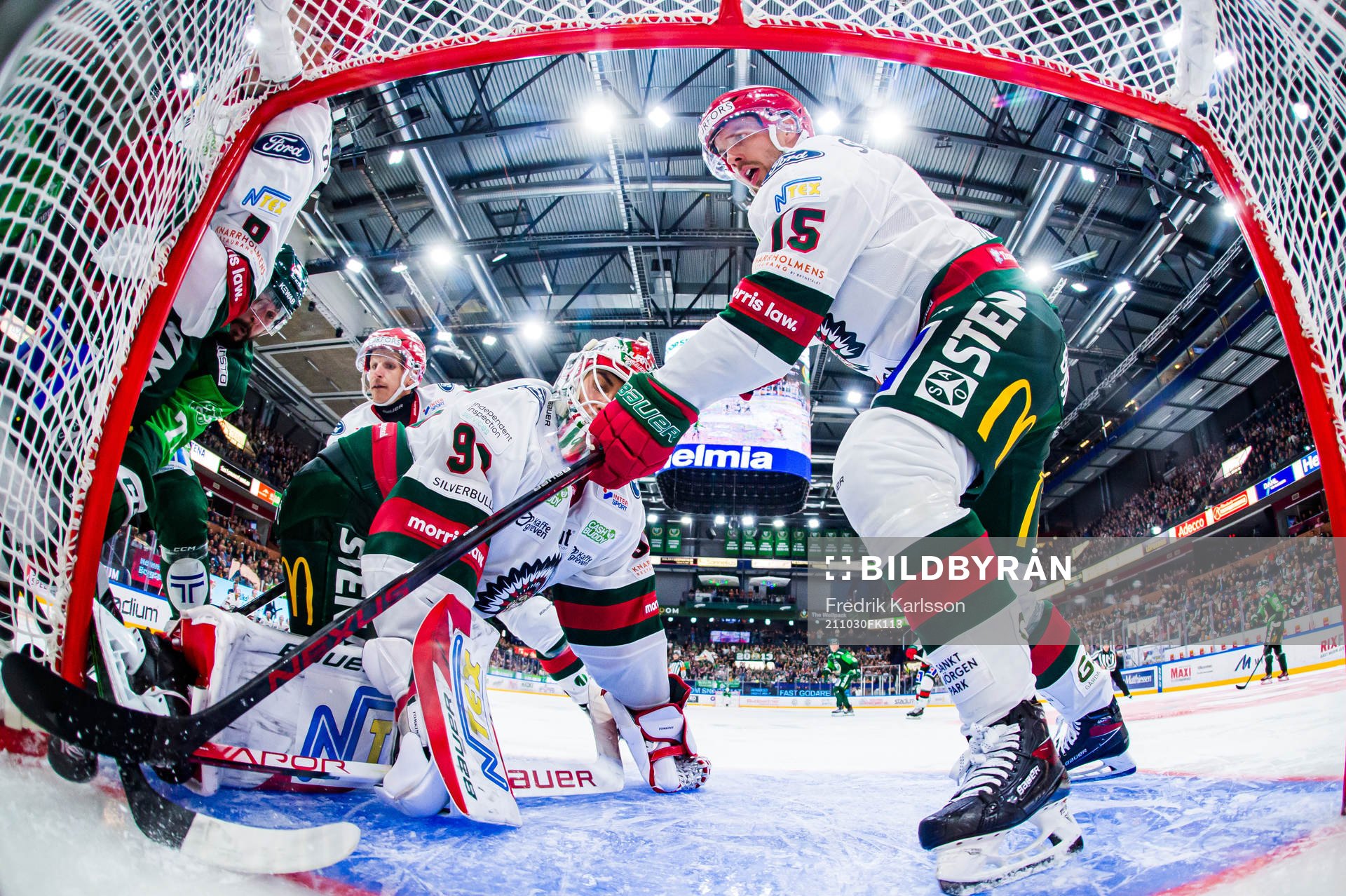 Färjestads Jesse Virtanen, Frölundas Max Friberg,