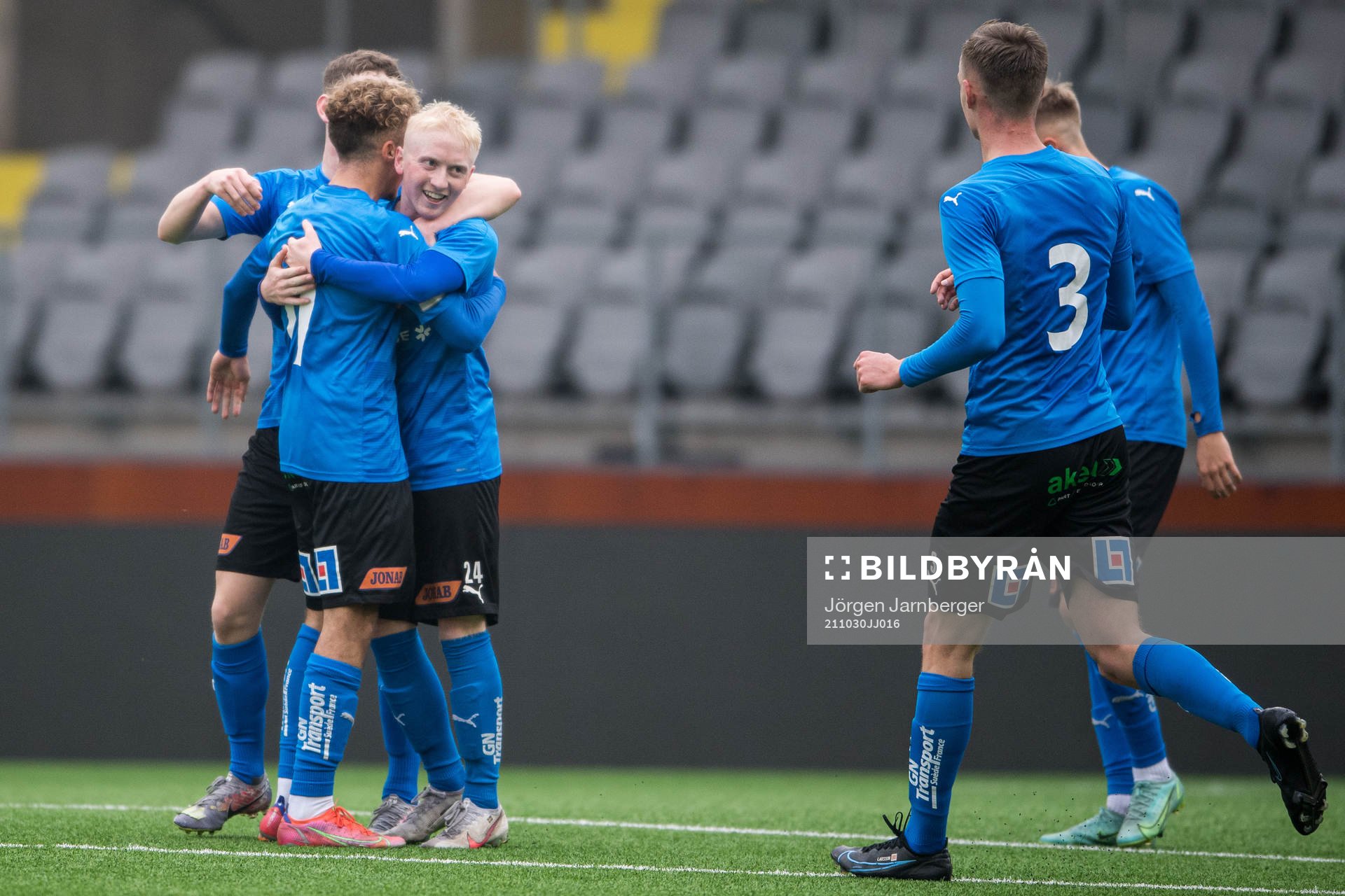Halmstads spelare jublar