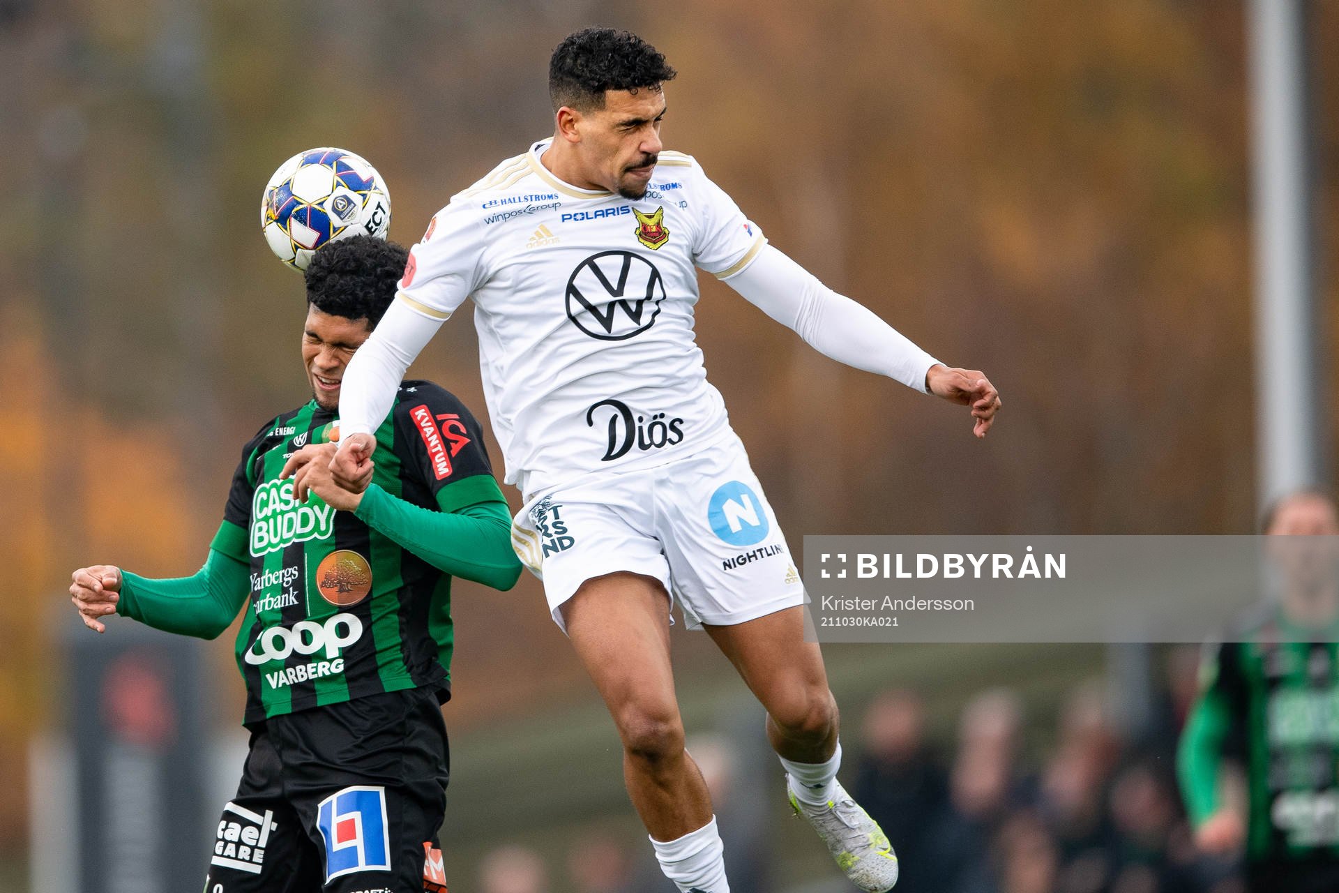 Varbergs Luke le Roux och Östersunds Marco Weymans