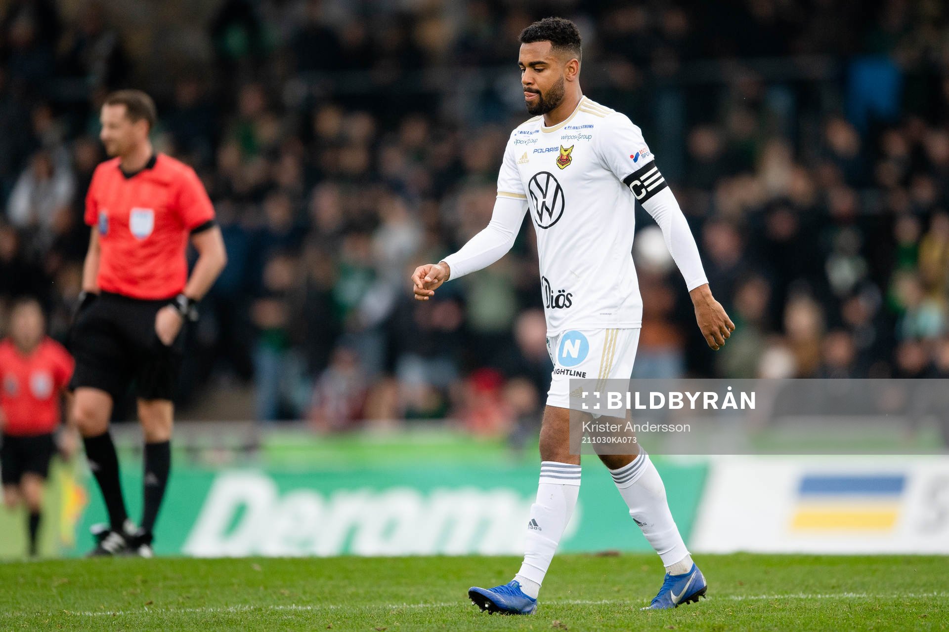 Östersunds Noah Sonko Sundberg deppar