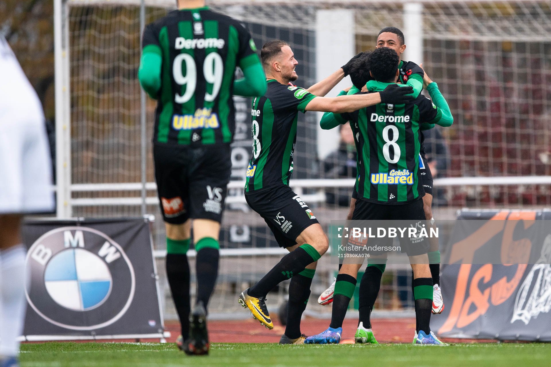 Varbergs spelare jublar