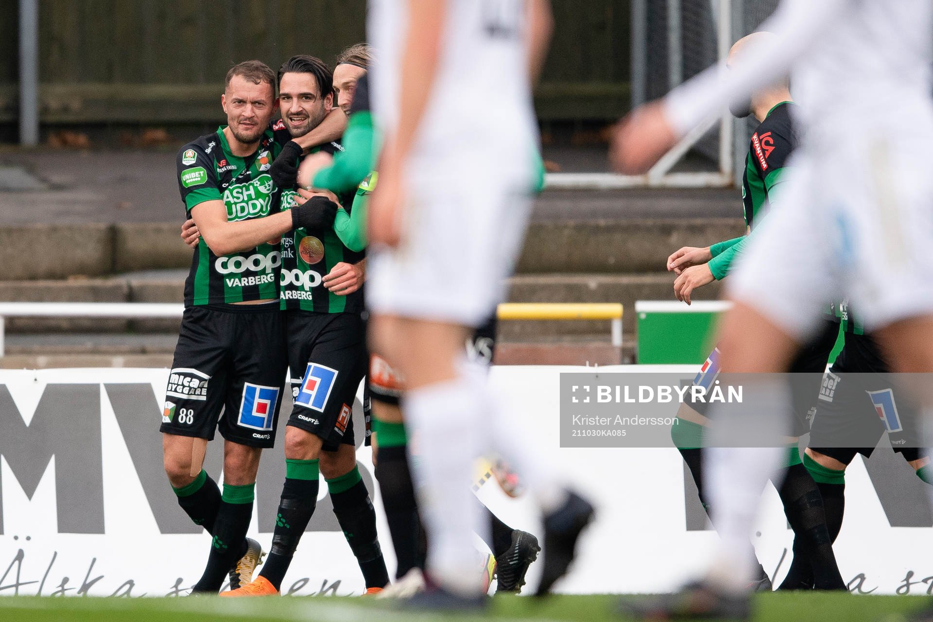 Varbergs Oliver Stanisic jublar