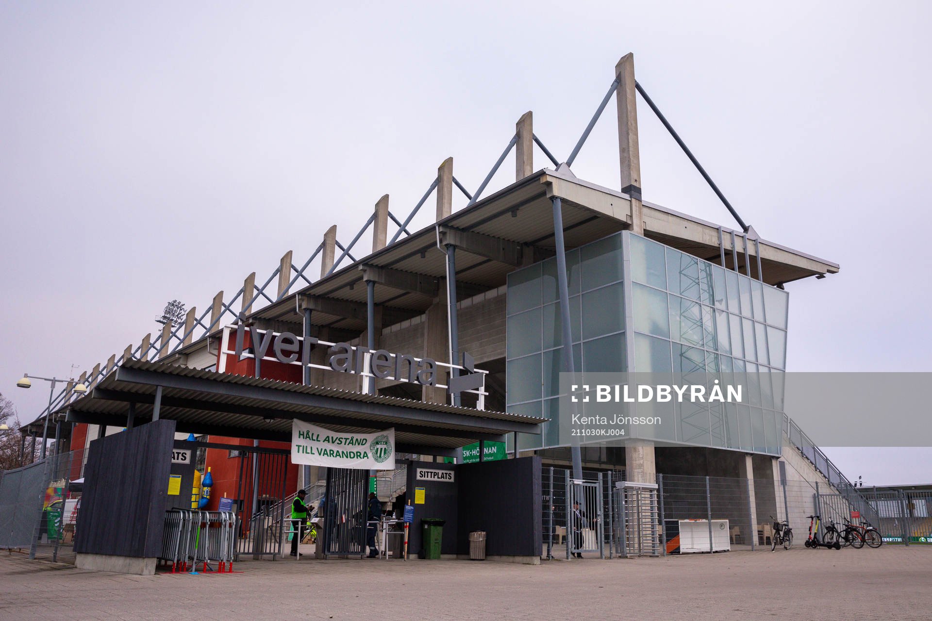 Exteriör av Iver Arena