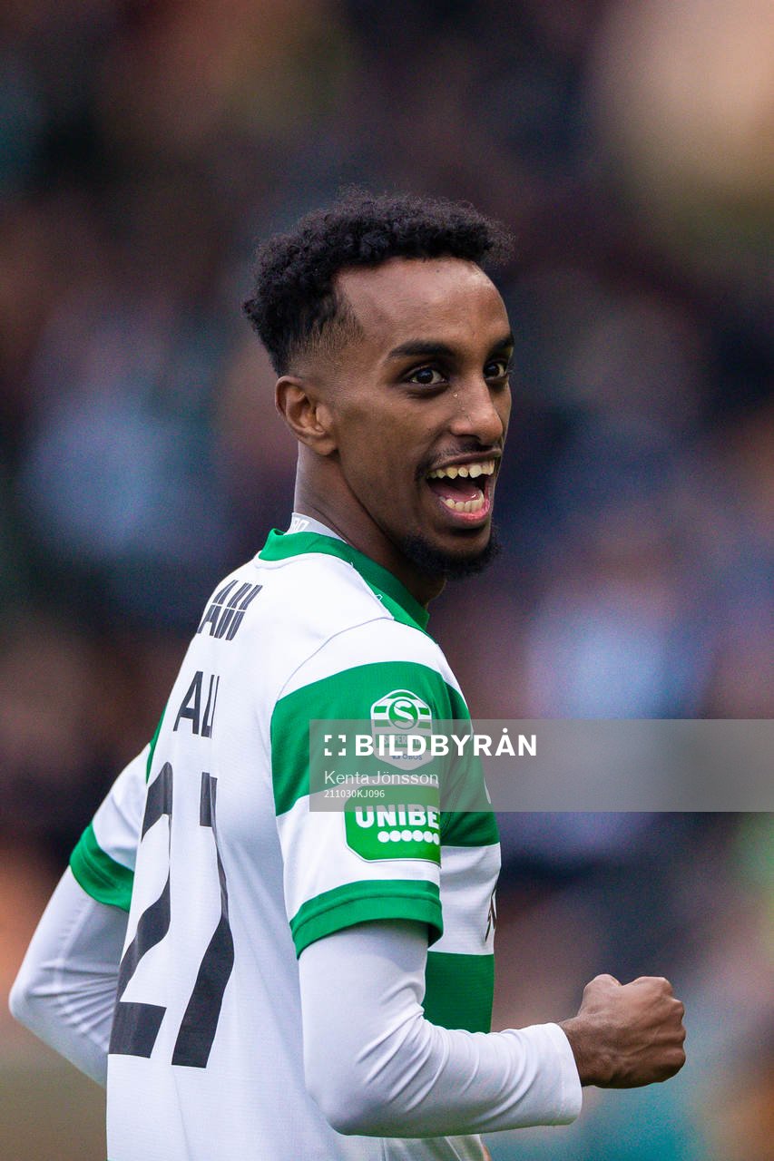 Västerås Taha Abdi Ali jublar