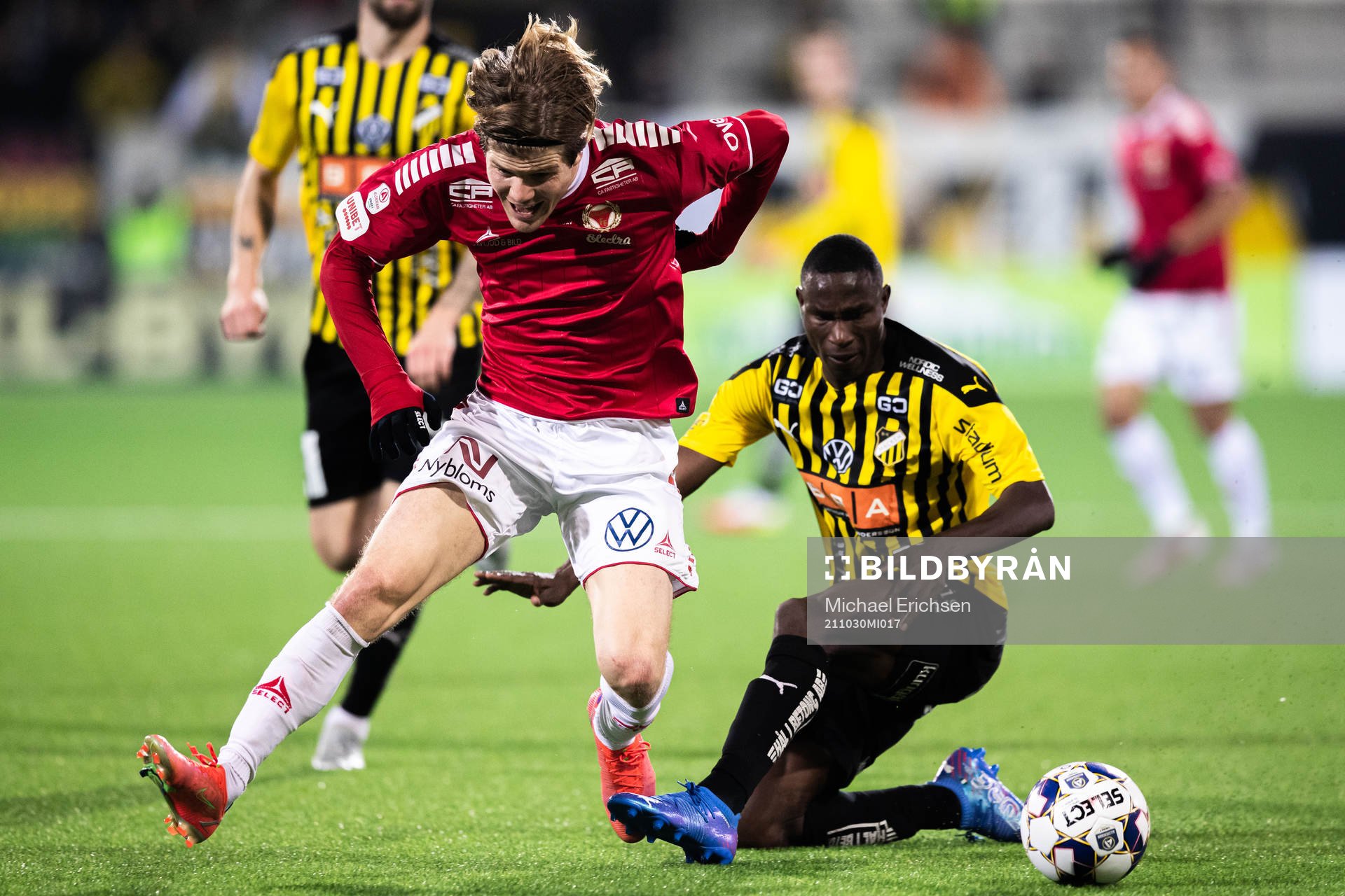 Kalmars Oliver Berg och Häckens Godswill Ekpolo
