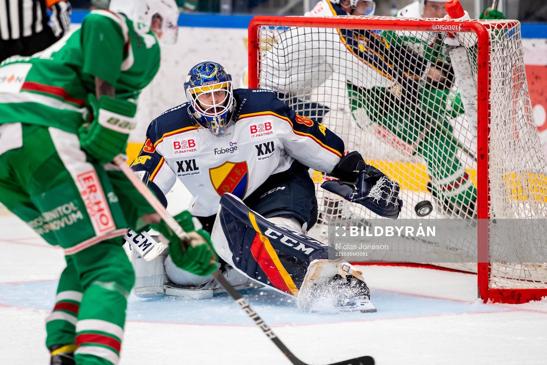Djurgårdens Djurgårdens målvakt Niklas Svedberg
