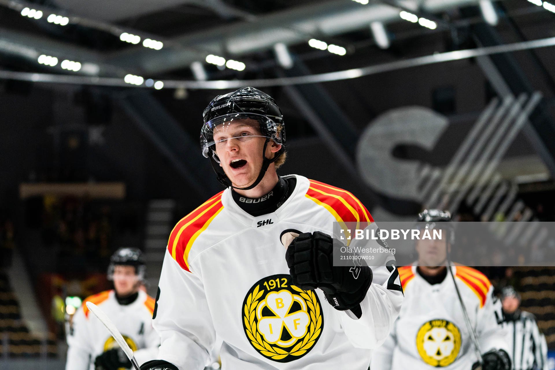 Brynäs Oskar Kvist jublar