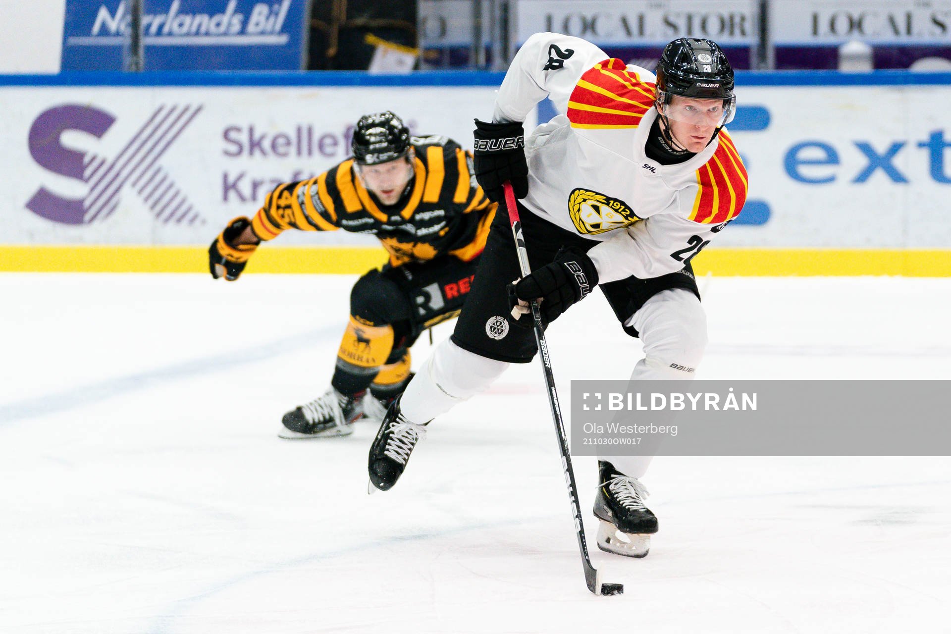 Brynäs Oskar Kvist och Skellefteås Oscar Möller