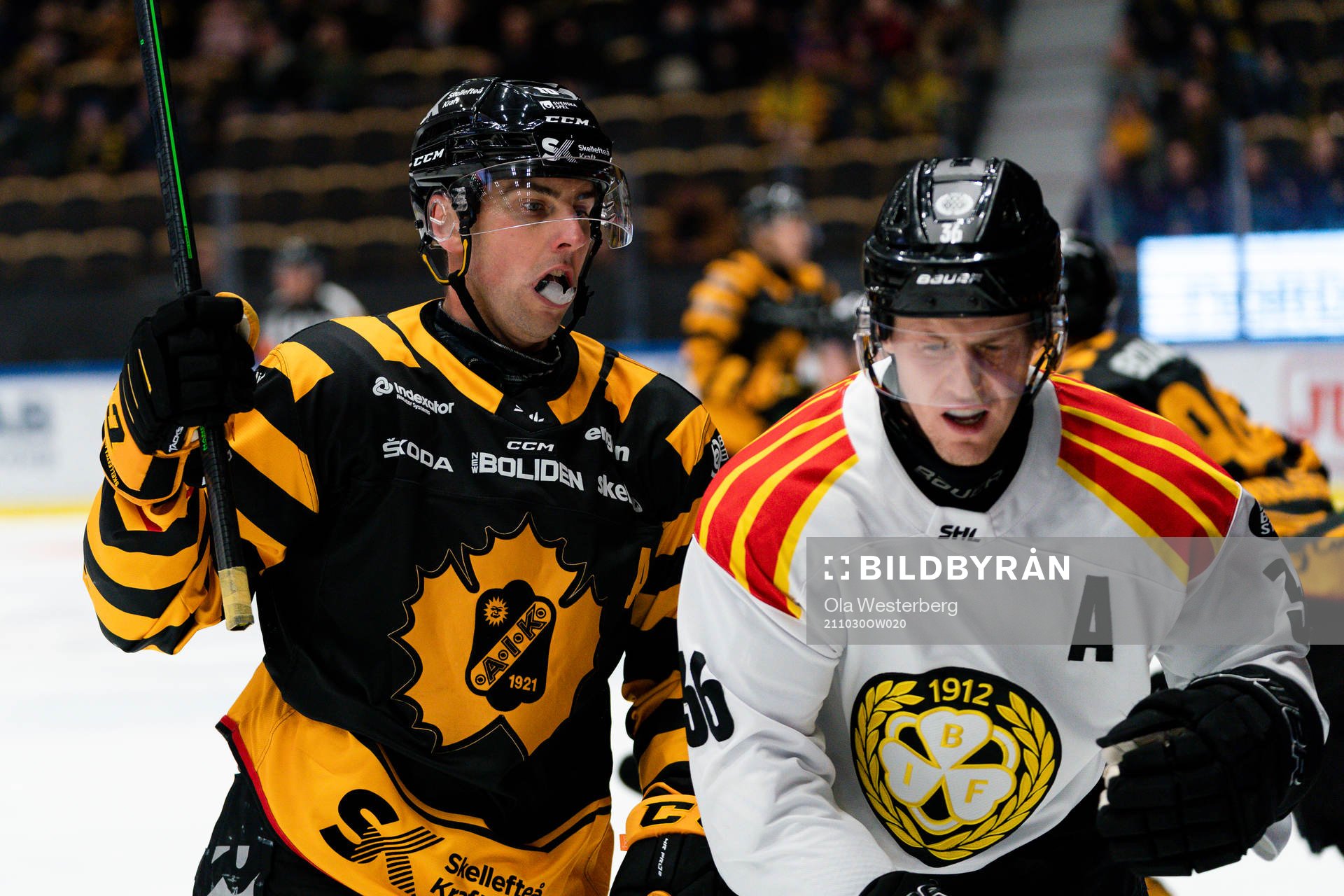Skellefteås Joakim Lindström och Brynäs Linus Ölund