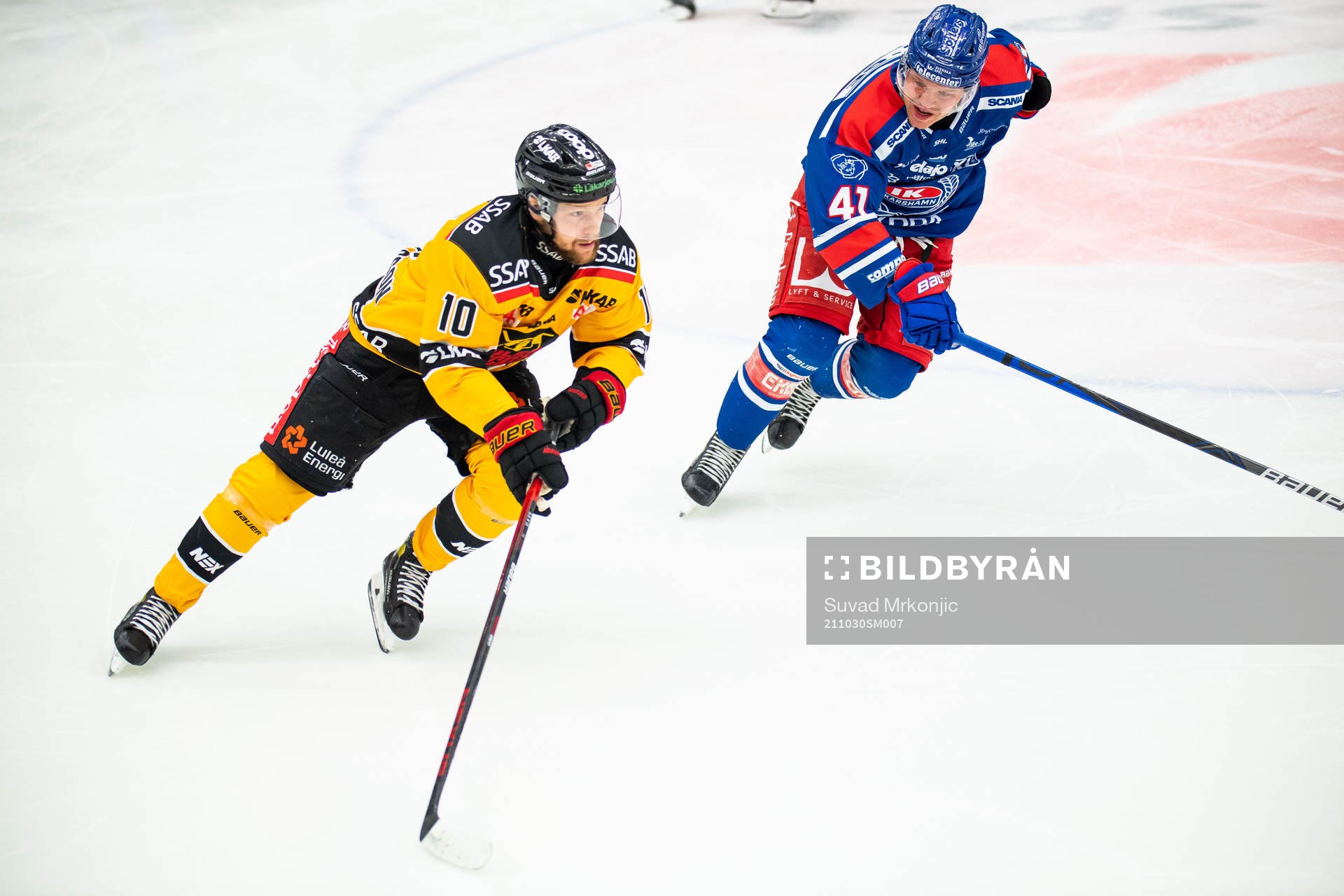 Luleås Einar Emanuelsson och Oskarshamns Johan Johnsson