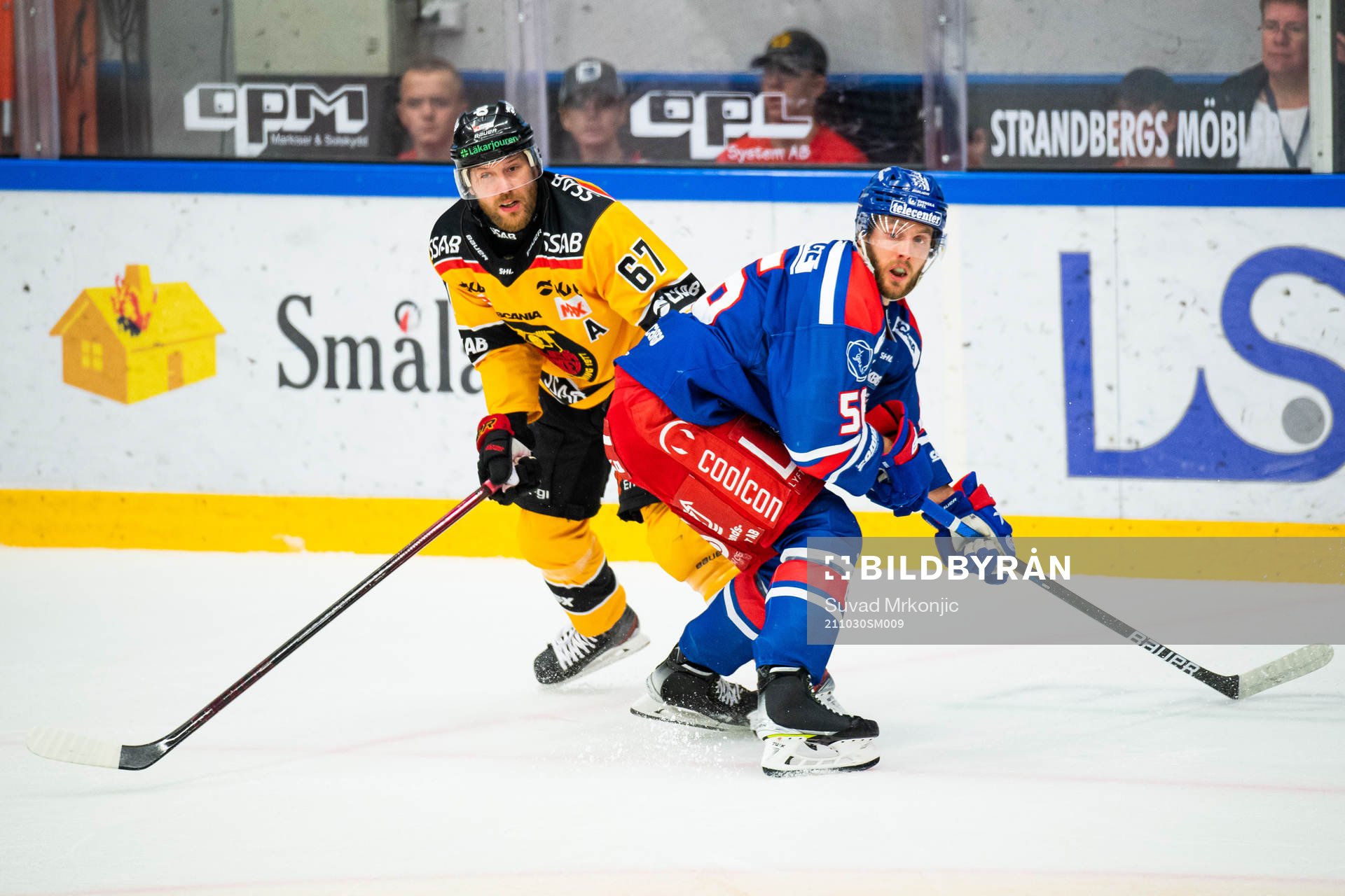 Luleås Linus Omark och Oskarshamns Robin Norell