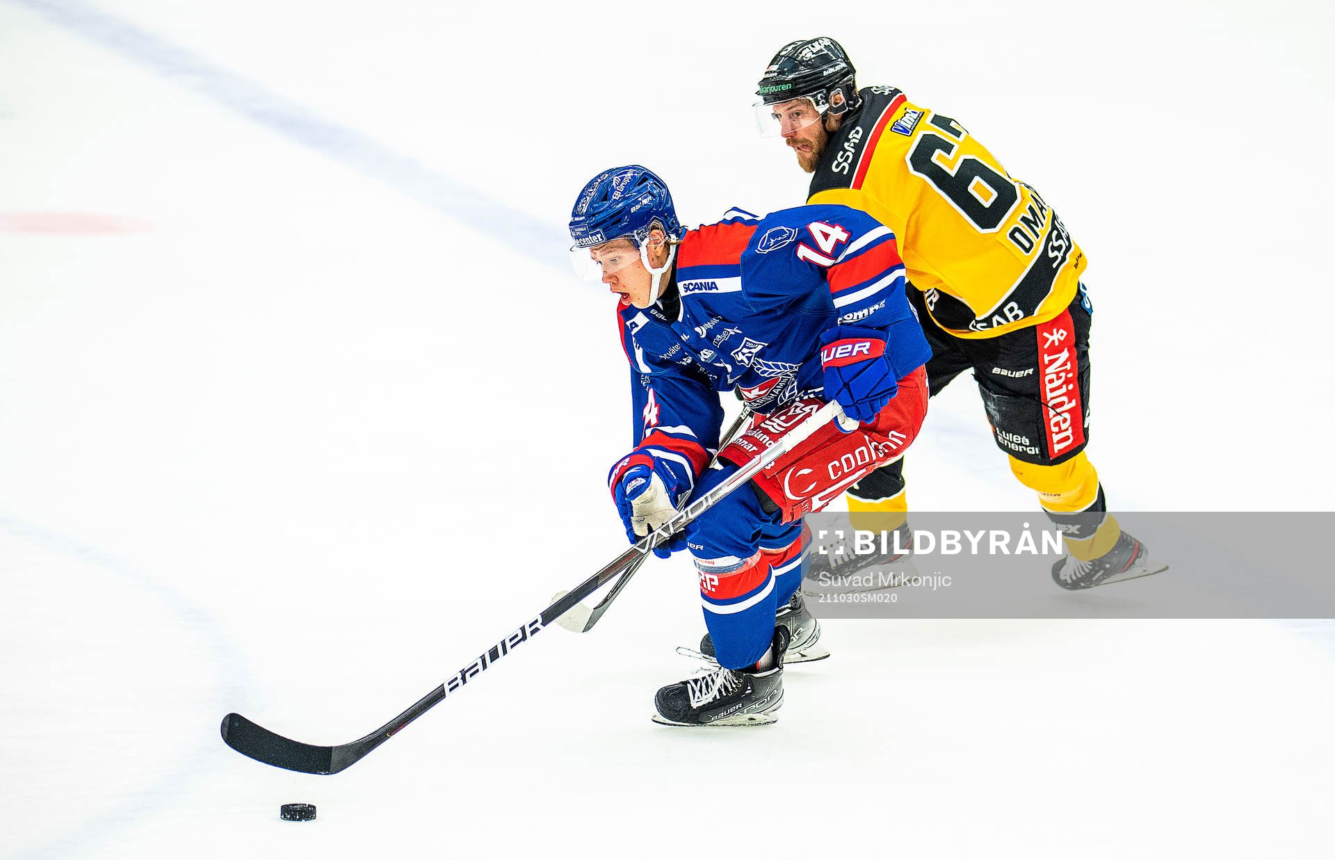 Oskarshamns Mikkel Øby-Olsen och Luleås Linus Omark