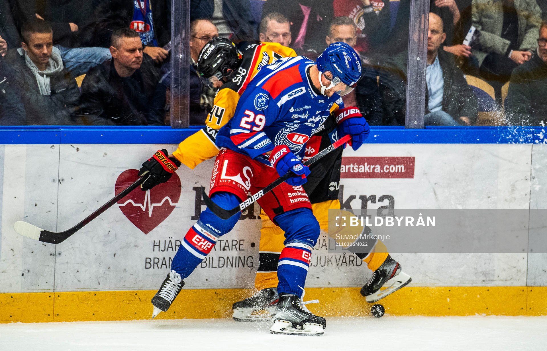 Luleås Jonathan Andersson och Oskarshamns Kim Rosdahl