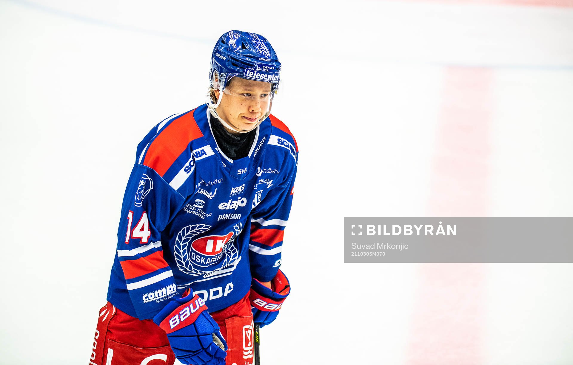 Oskarshamns Mikkel Øby-Olsen jublar