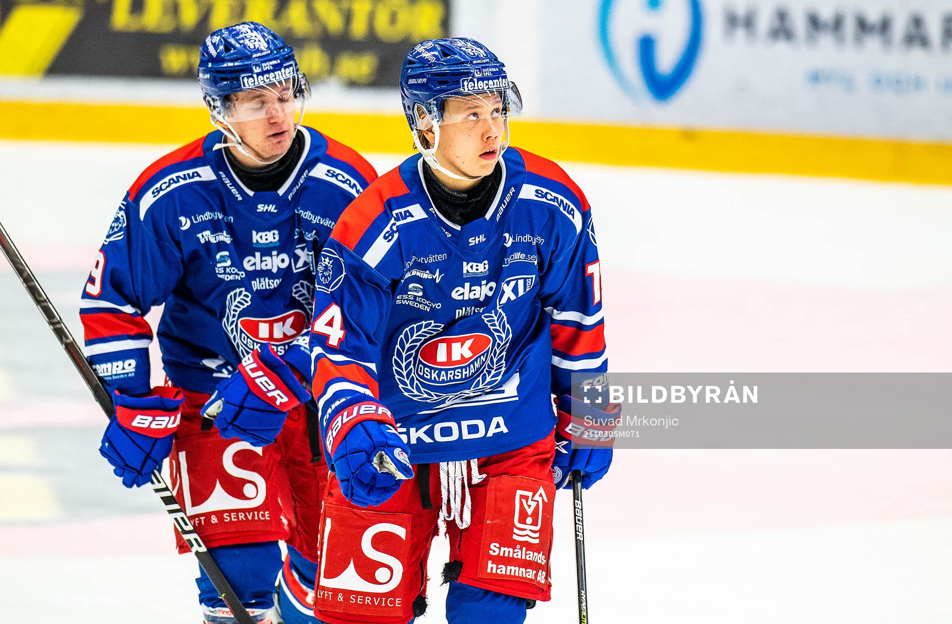 Oskarshamns Mikkel Øby-Olsen jublar