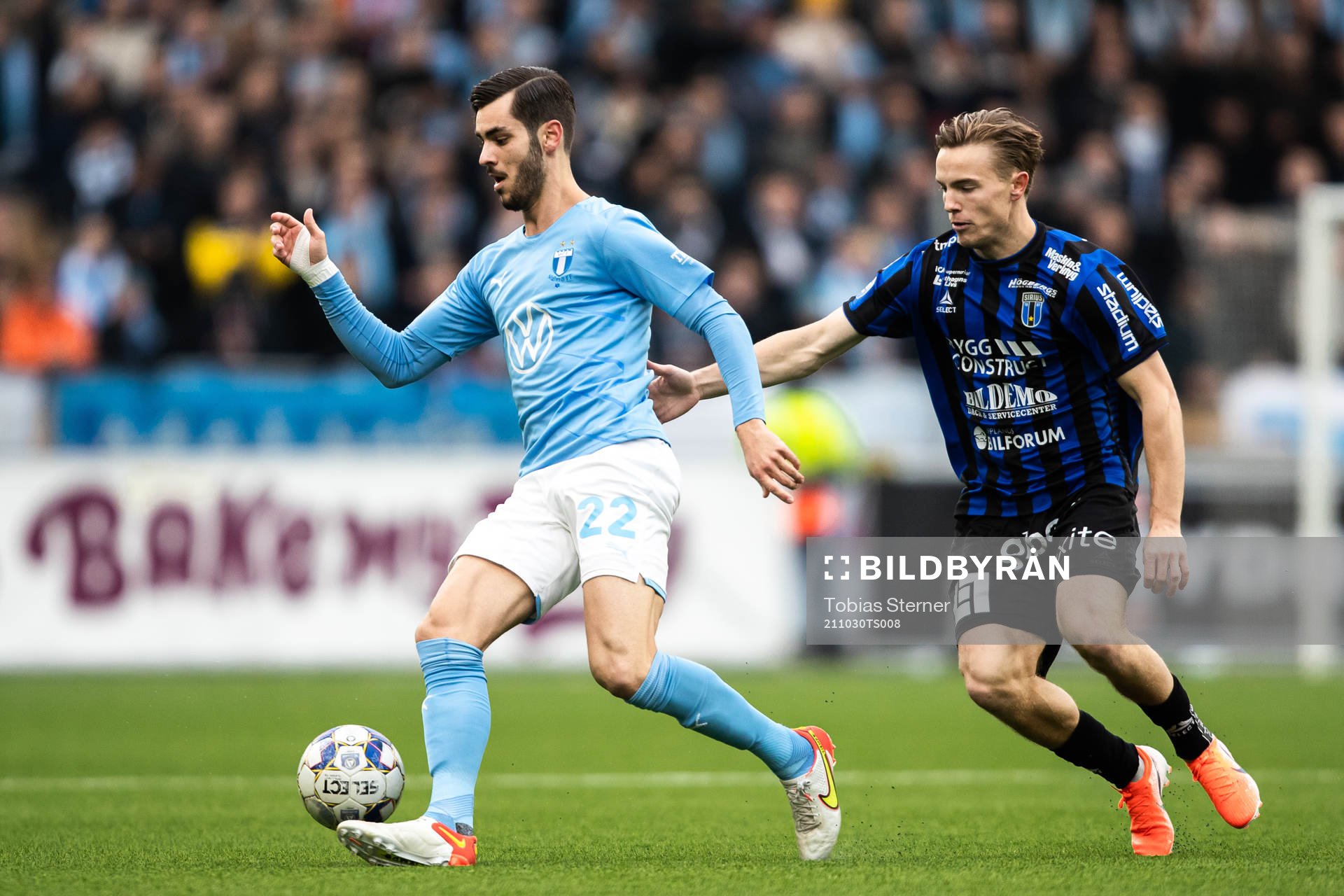 Malmö FFs Adi Nalic och Sirius Jacob Ortmark
