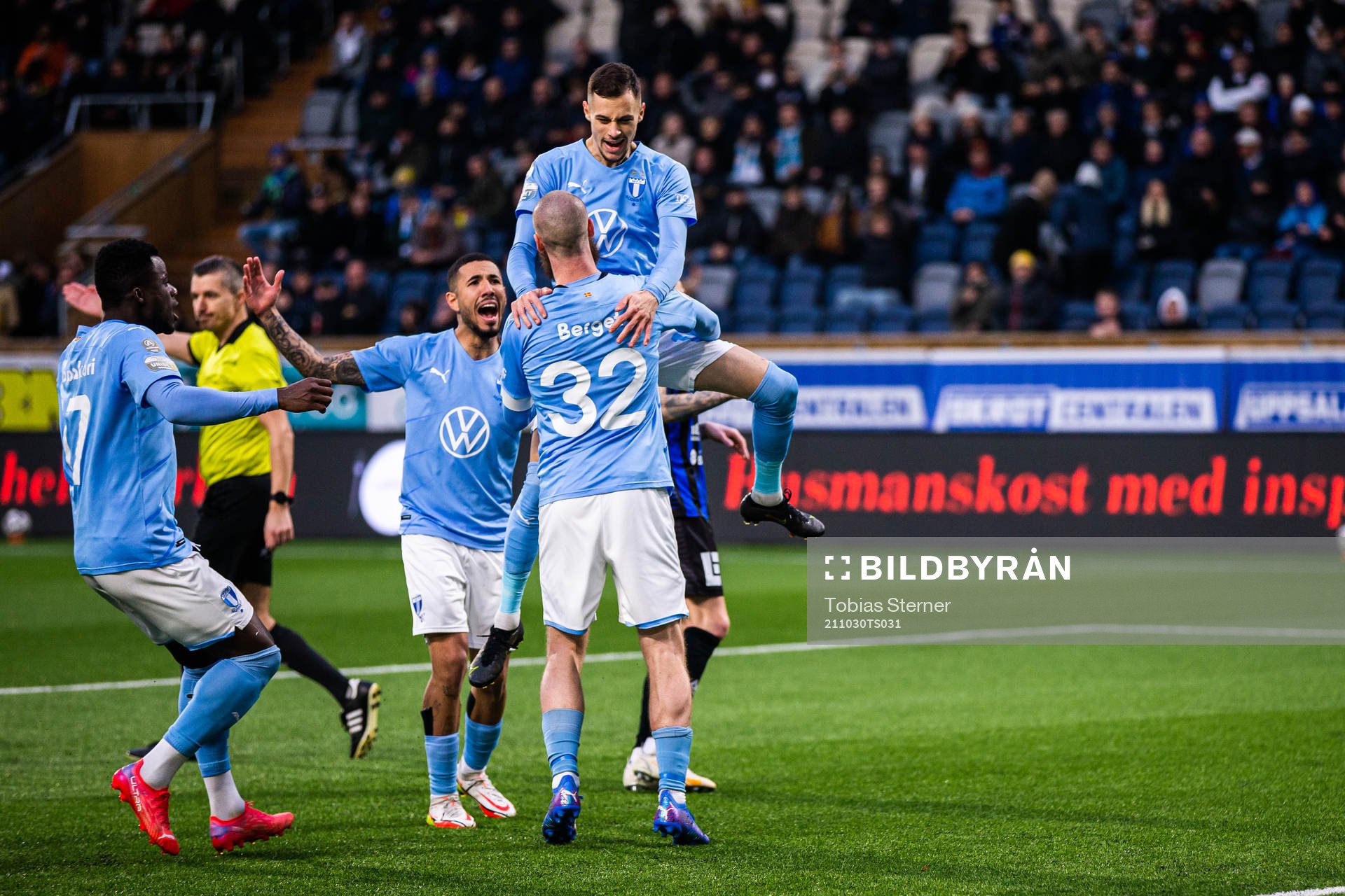 Malmö FFs Jo Inge Berget jublar