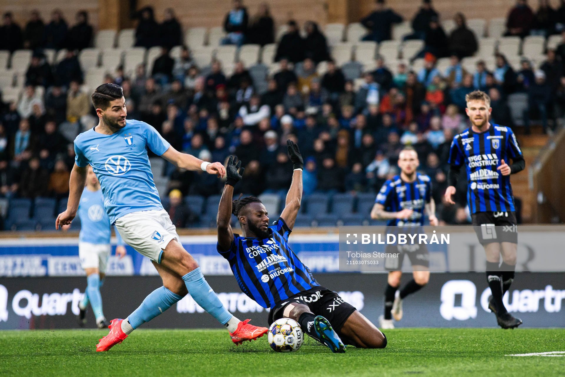 Malmö FFs Antonio Colak och Sirius Joseph Colley