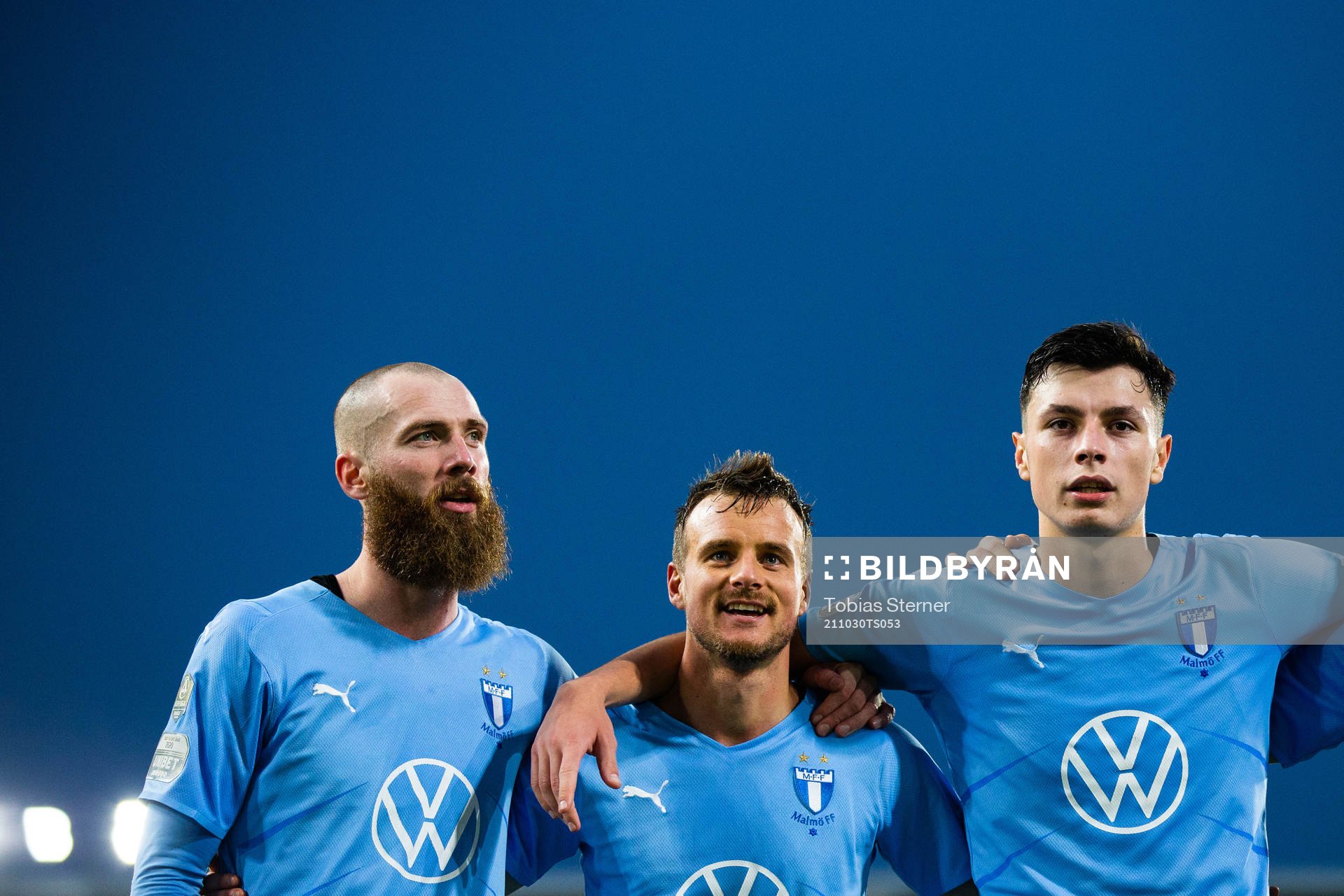 Malmös Jo Inge Berget, Eric Larsson och Anel Ahmedhodzic