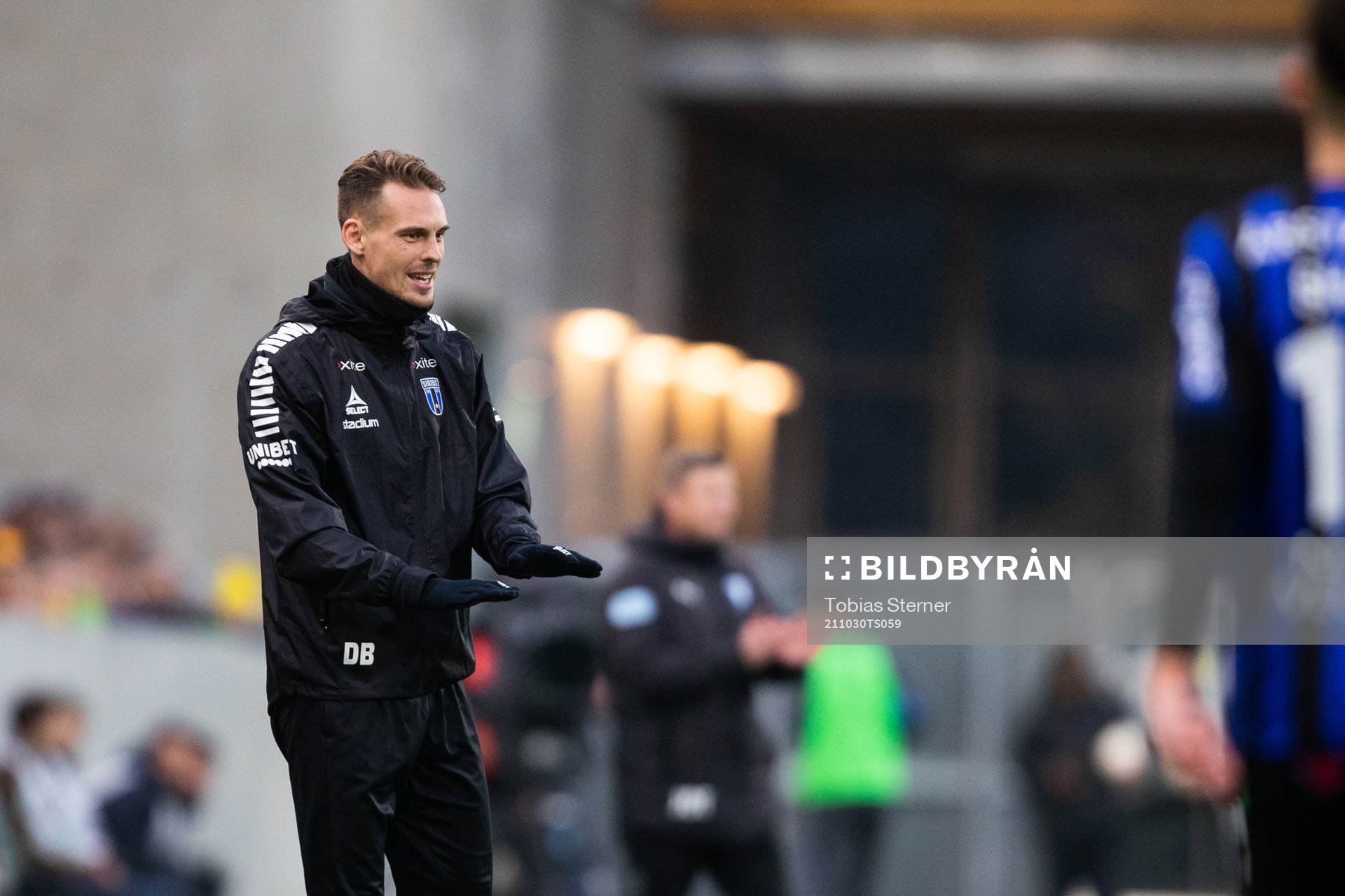 Sirius tränare Daniel Bäckström