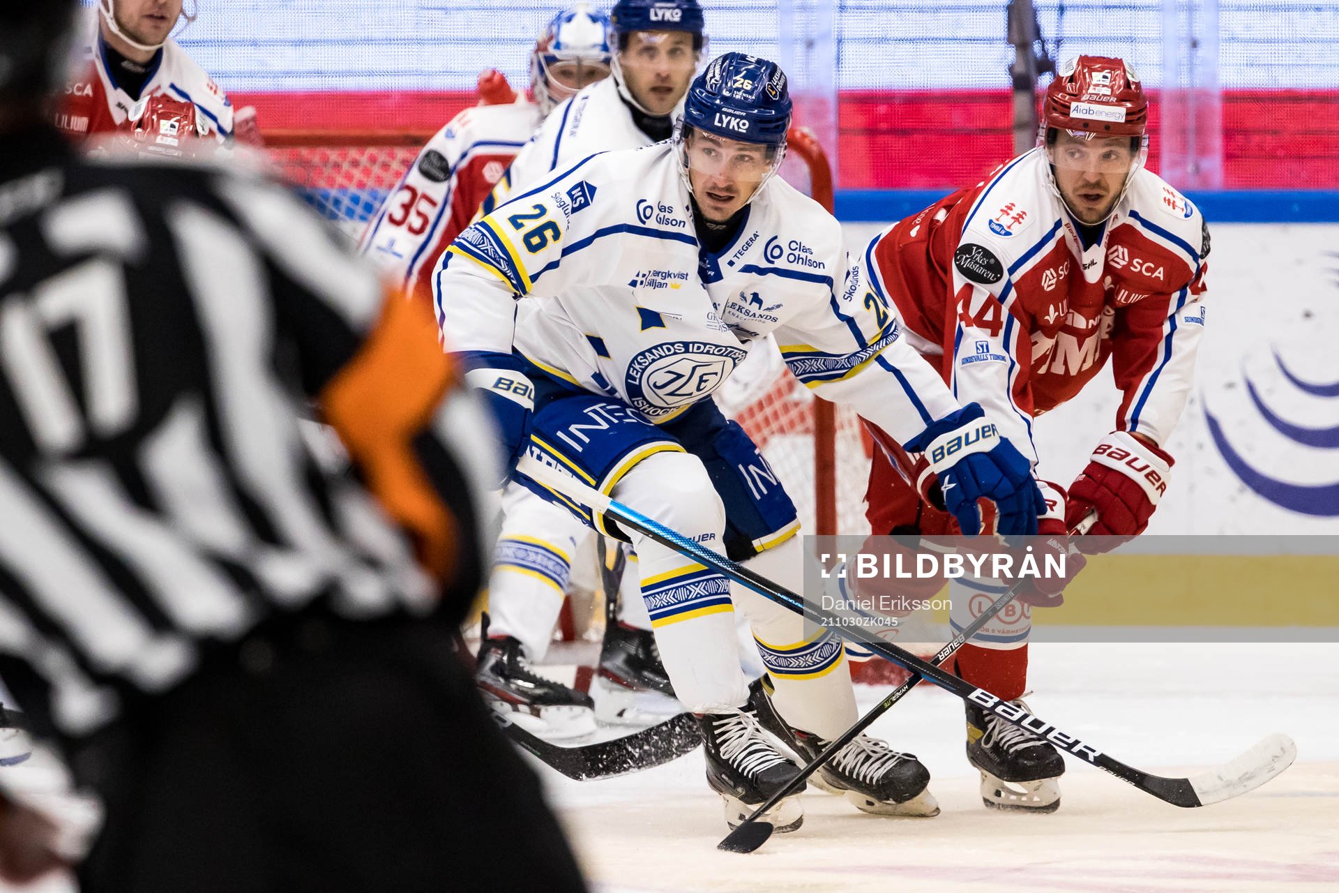Leksands Patrik Norén och Timrås Jacob Blomqvist