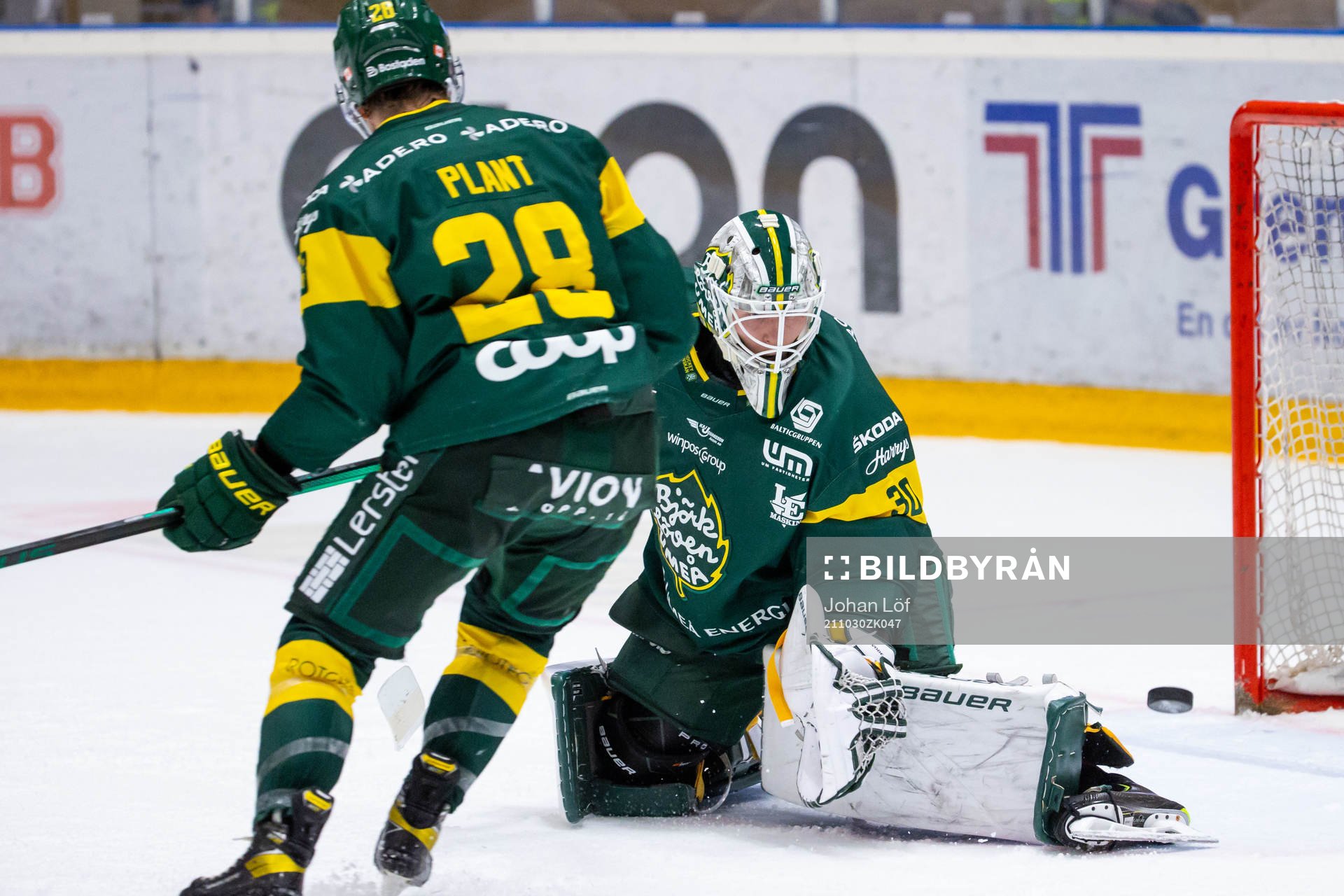 Björklövens målvakt Joona Voutilainen