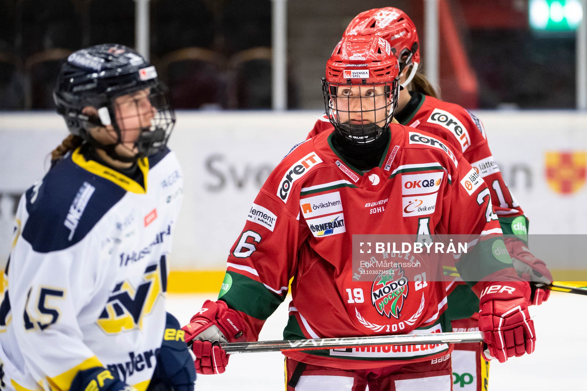 s Linnea Andersson och Modos Marion Allemoz